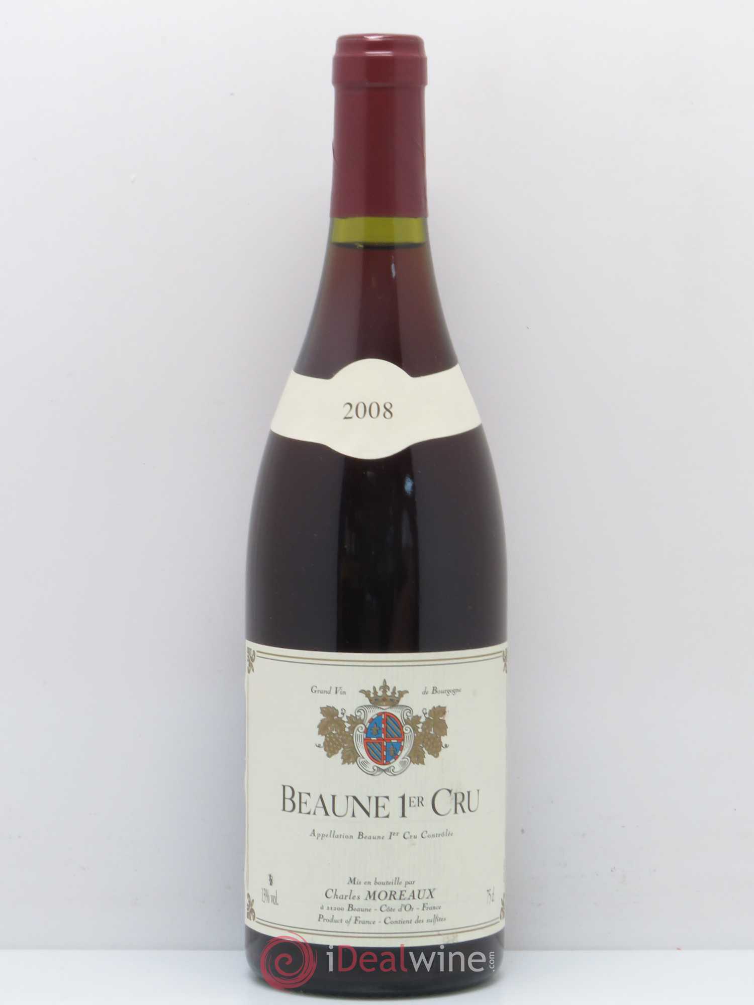 Beaune 1er Cru Charles Moreaux 2008 - Posten von 1 Flasche - 0