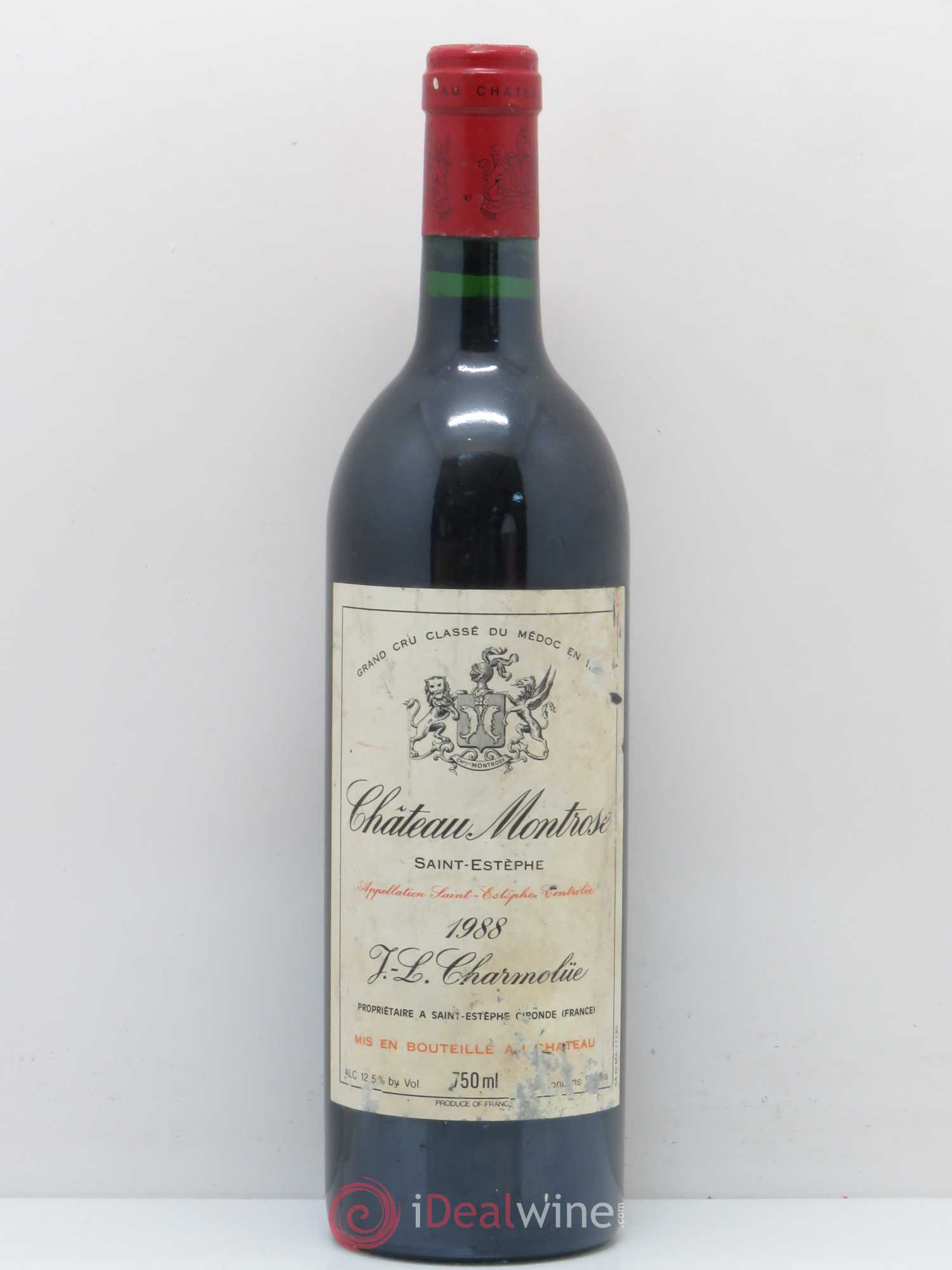 Château Montrose 2ème Grand Cru Classé 1988 - Lot de 1 bouteille - 0