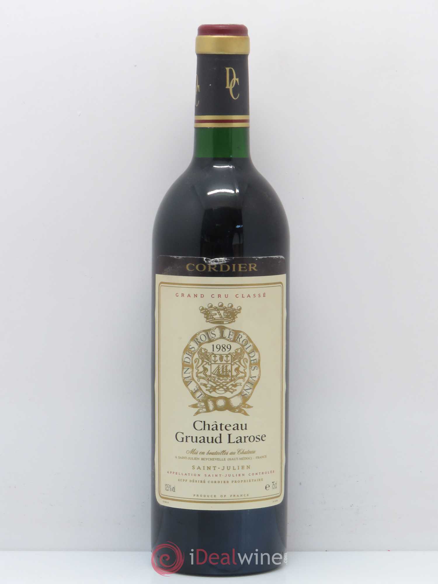 Château Gruaud Larose 2ème Grand Cru Classé 1989 - Lot de 1 bouteille - 0