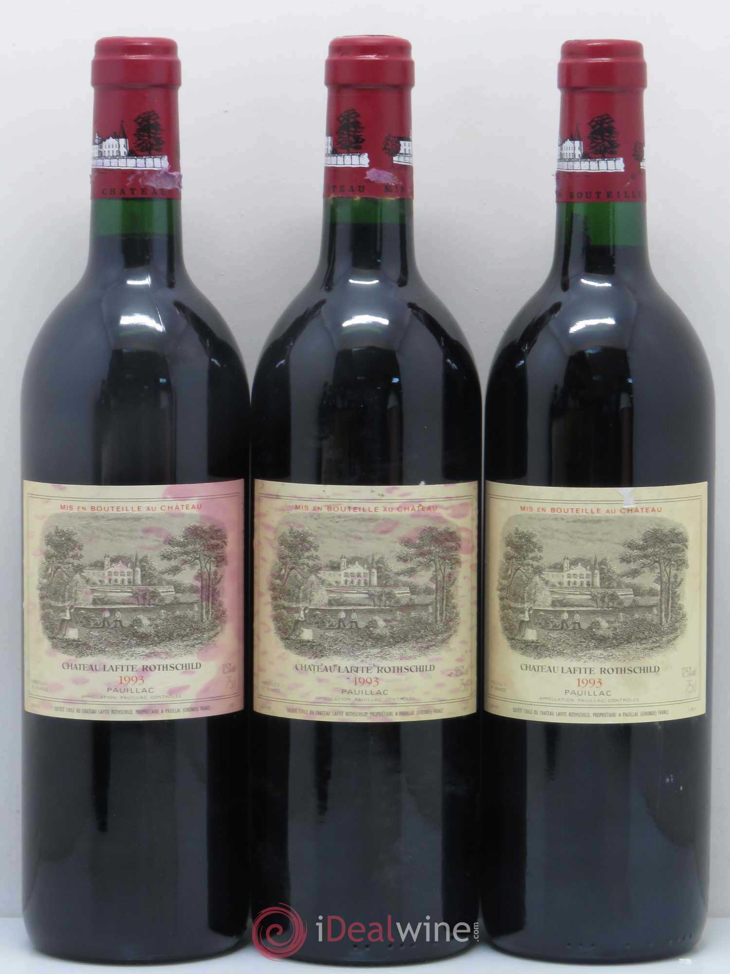 Château Lafite Rothschild 1er Grand Cru Classé 1993 - Lot de 5 bouteilles - 1