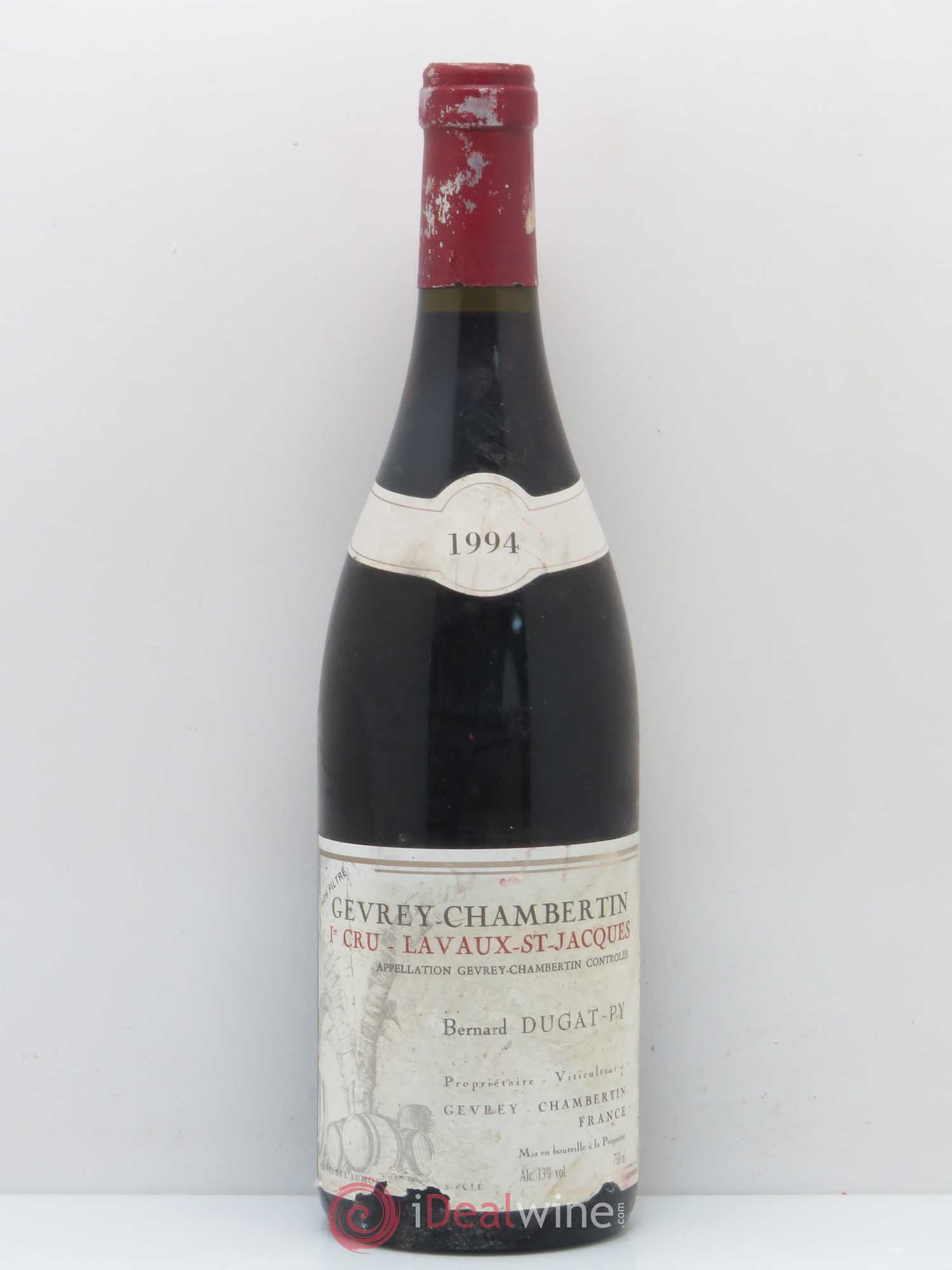 Gevrey-Chambertin 1er Cru Lavaux Saint Jacques Dugat-Py 1994 - Lot de 1 bouteille - 0