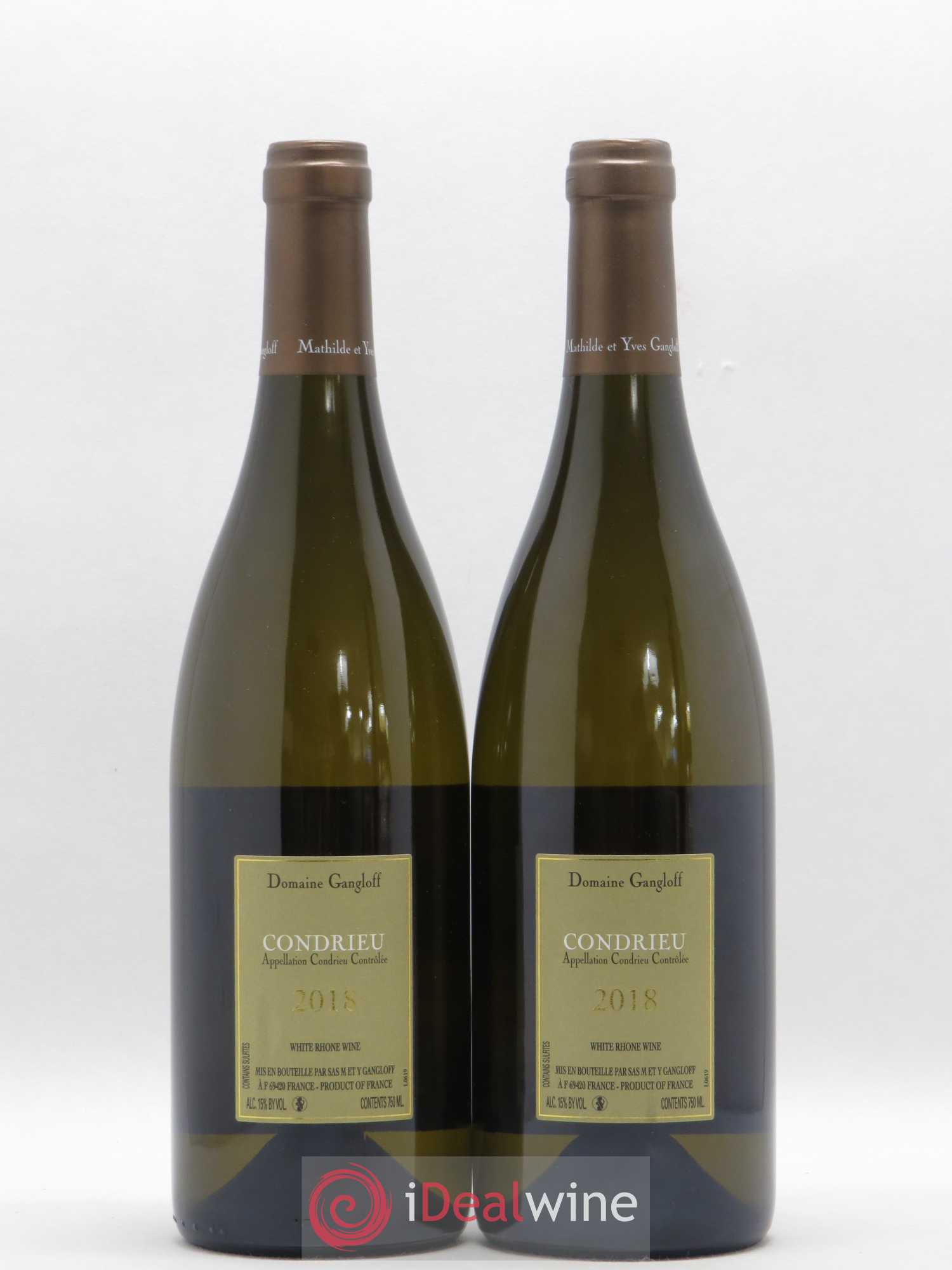 Condrieu Domaine Gangloff (Domaine) 2018 - Lot de 2 bouteilles - 1