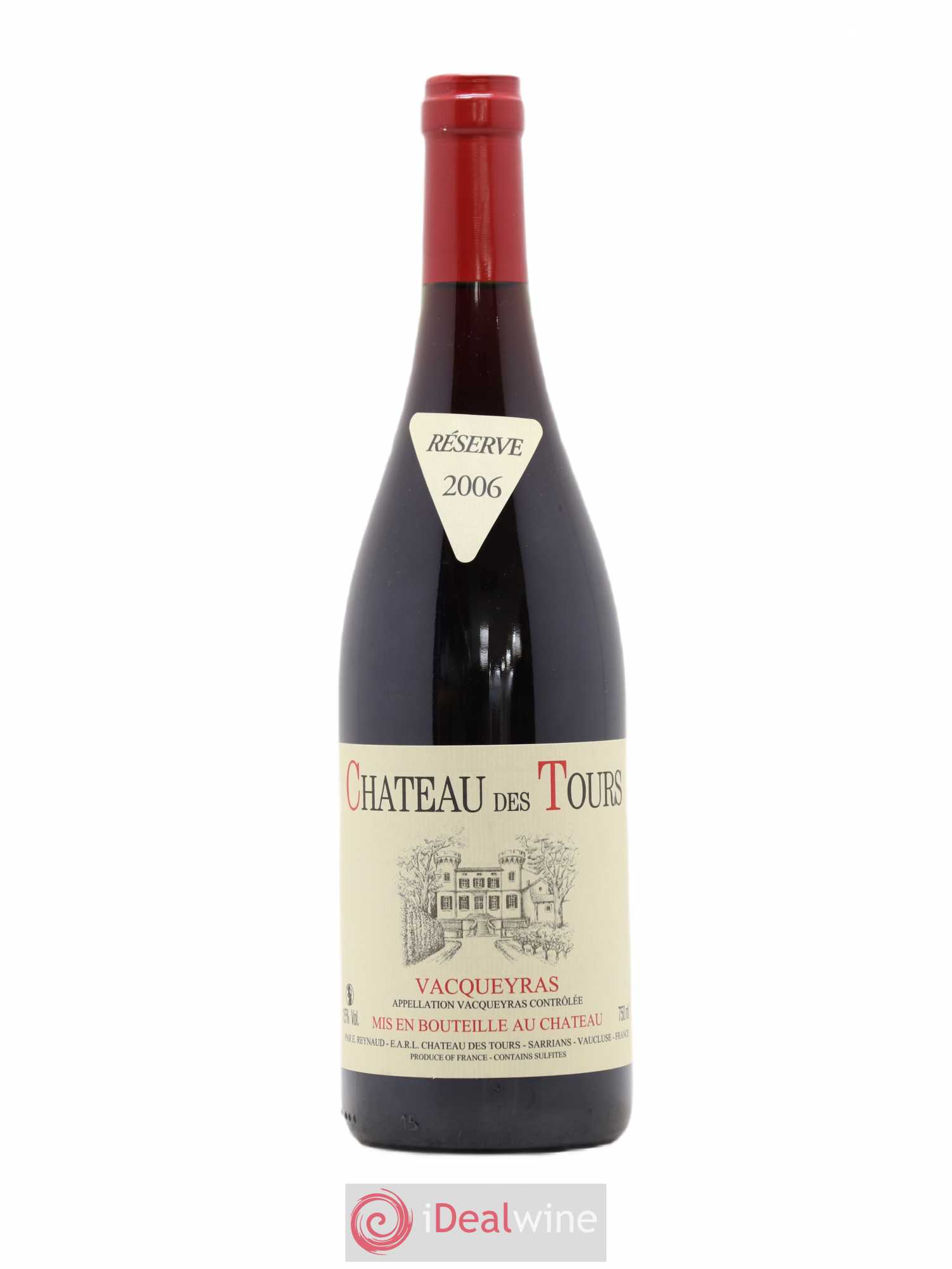 Vacqueyras Château des Tours Emmanuel Reynaud 2006 - Lot de 1 bouteille - 0