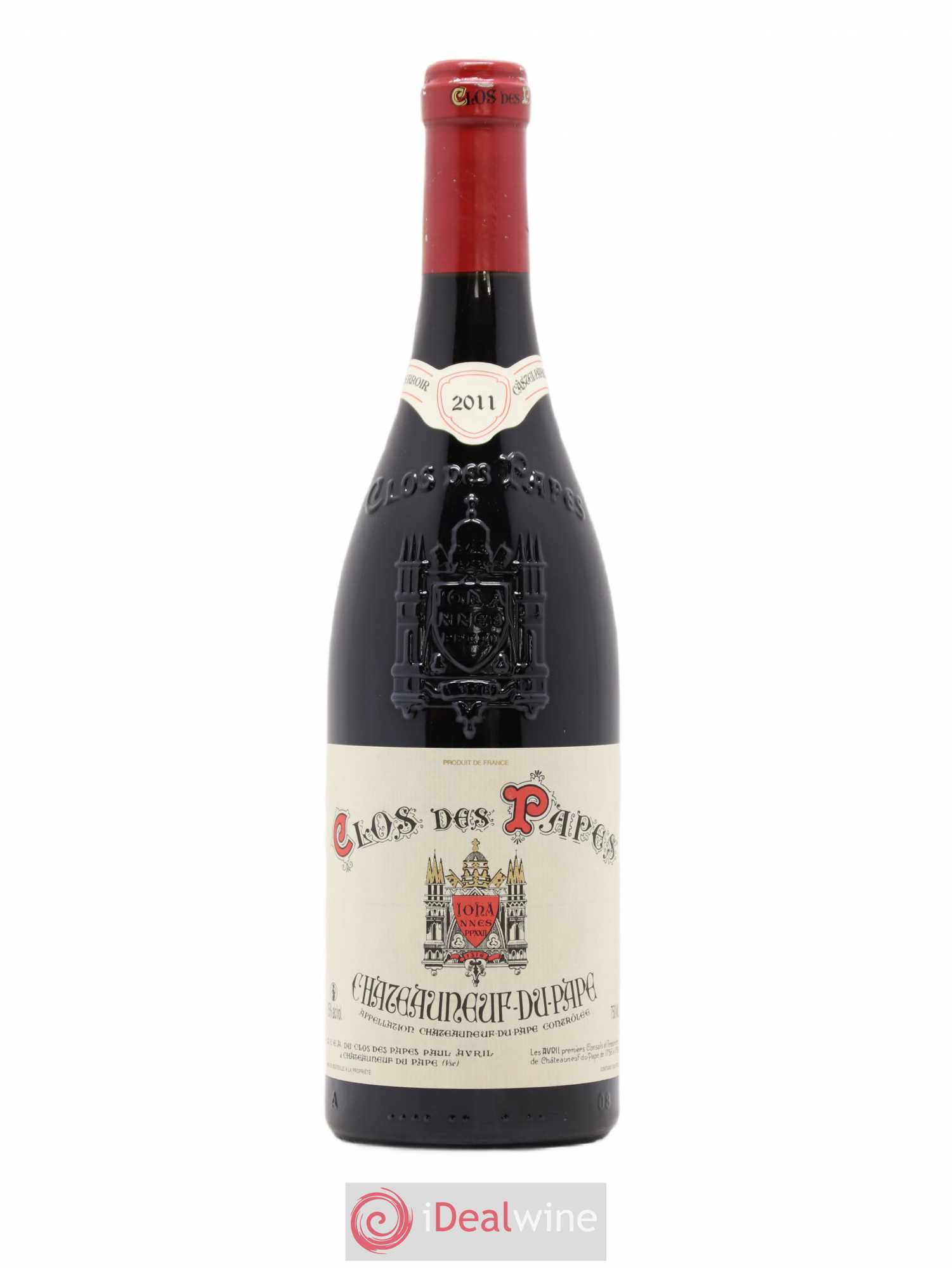Châteauneuf-du-Pape Clos des Papes - Paul Avril 2011 - Lot de 1 bouteille - 0