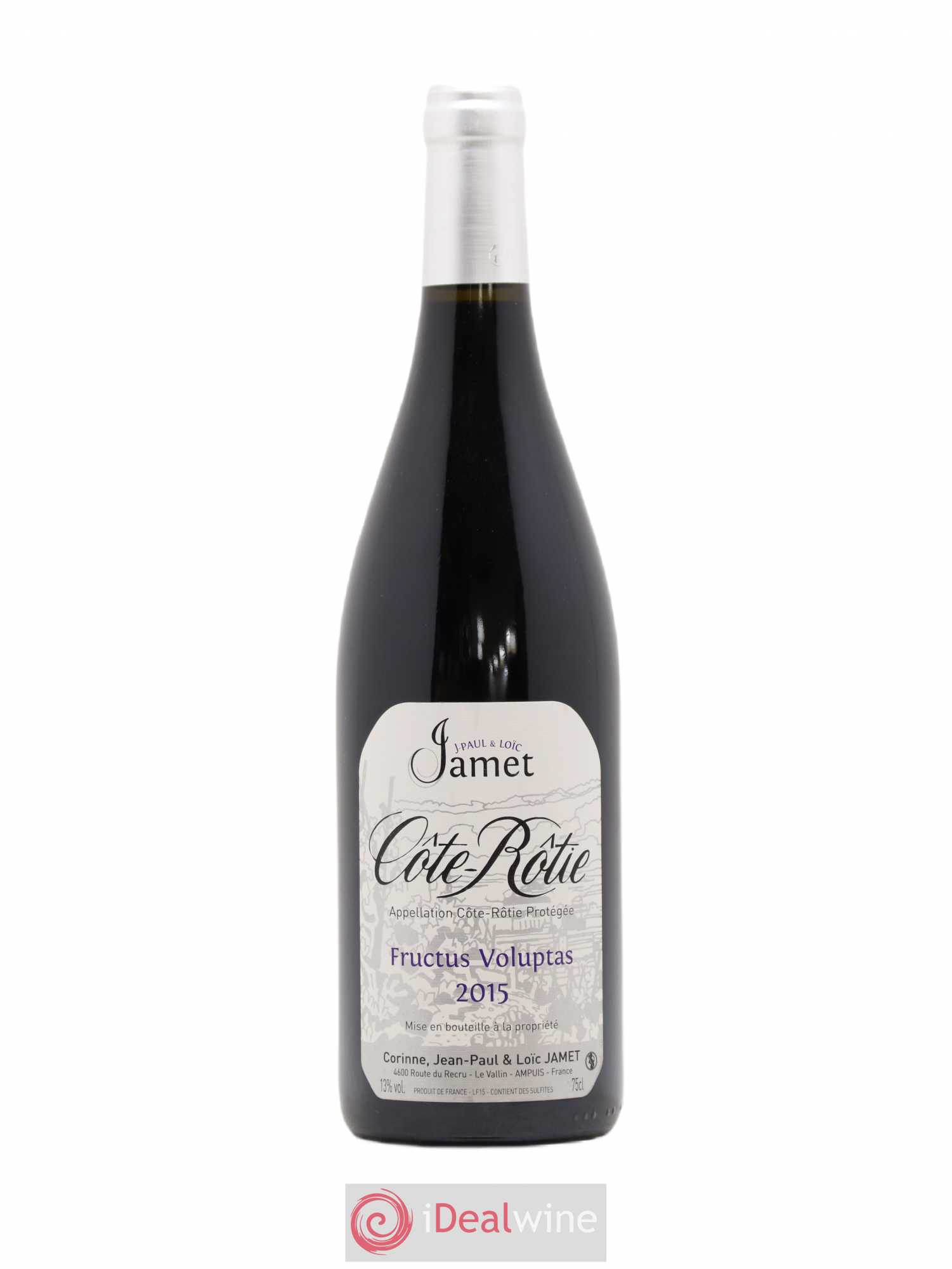 Côte-Rôtie Fructus Voluptas Jamet (Domaine) 2015 - Lot de 1 bouteille - 0