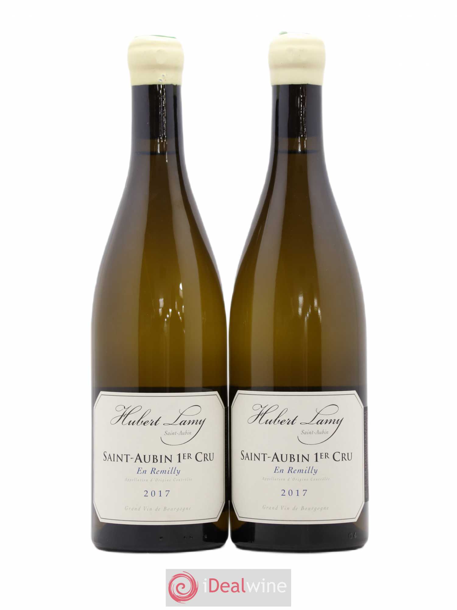 Saint-Aubin 1er Cru En Rémilly Hubert Lamy 2017 - Lot de 2 bouteilles - 0
