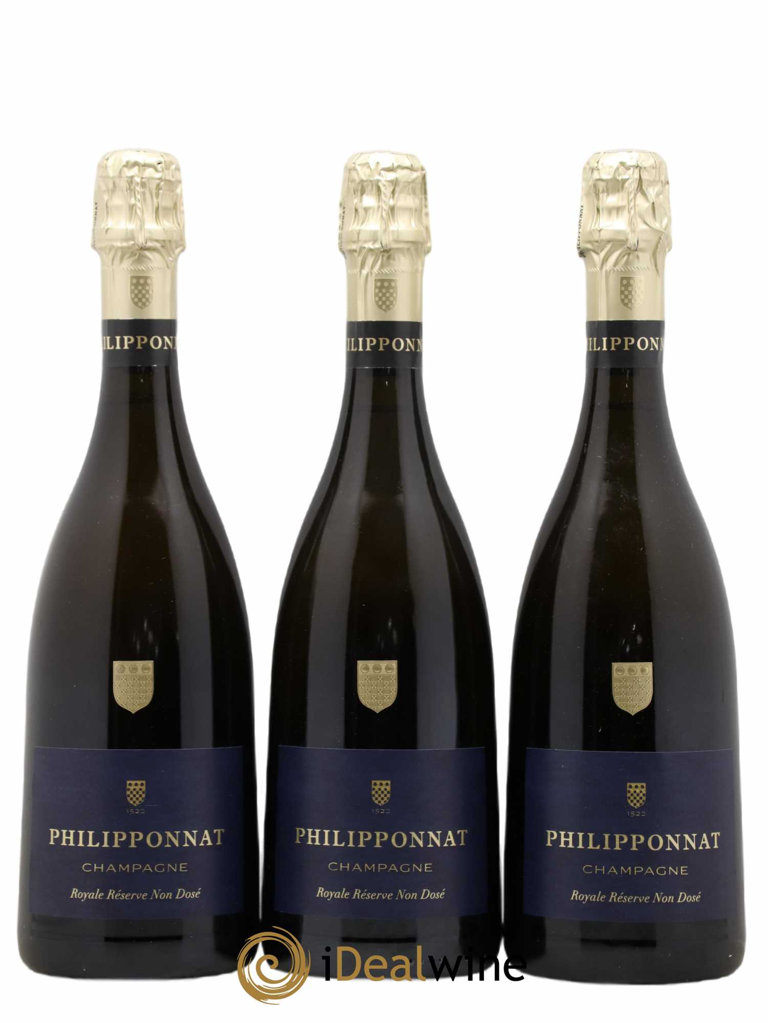 Royale Réserve Non Dosée Philipponnat - Lot de 3 bouteilles - 0