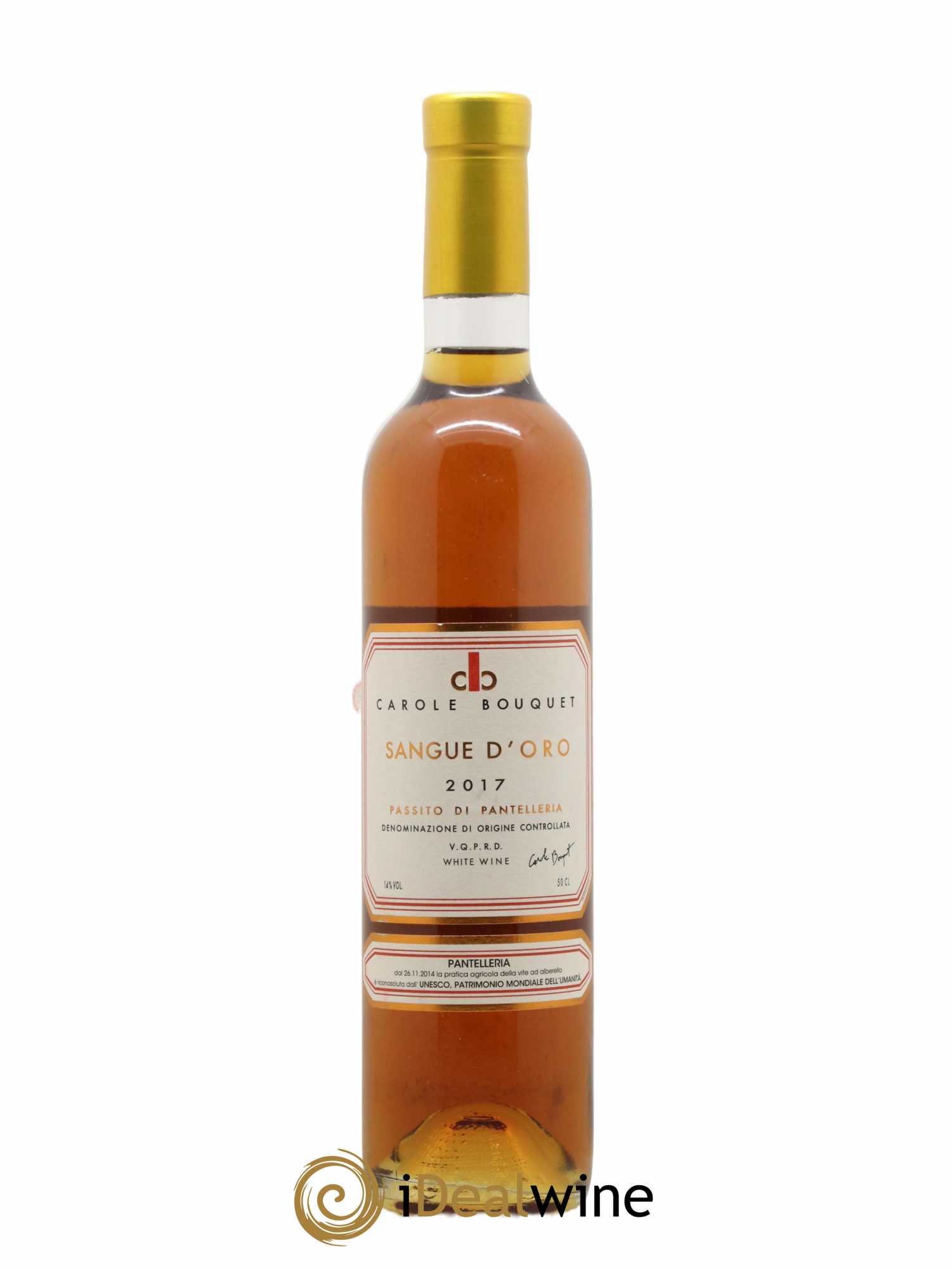 Passito di Pantelleria DOC Sangue d'Oro Carole Bouquet 50cl 2017 - Lotto di 1 bottiglia - 0