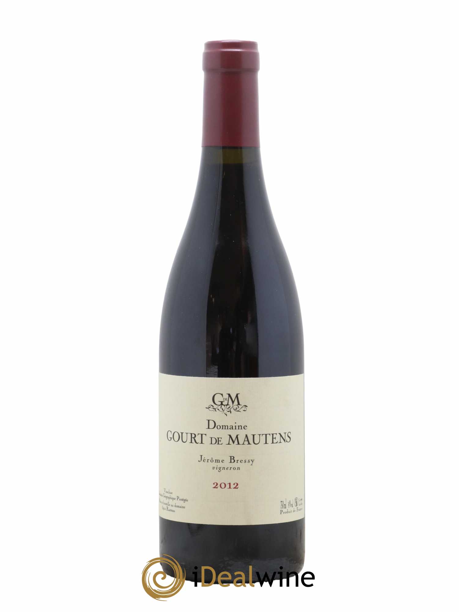 Vaucluse (Vin de Pays de Vaucluse) Domaine Gourt de Mautens - Jérôme Bressy 2012 - Lot de 1 bouteille - 0