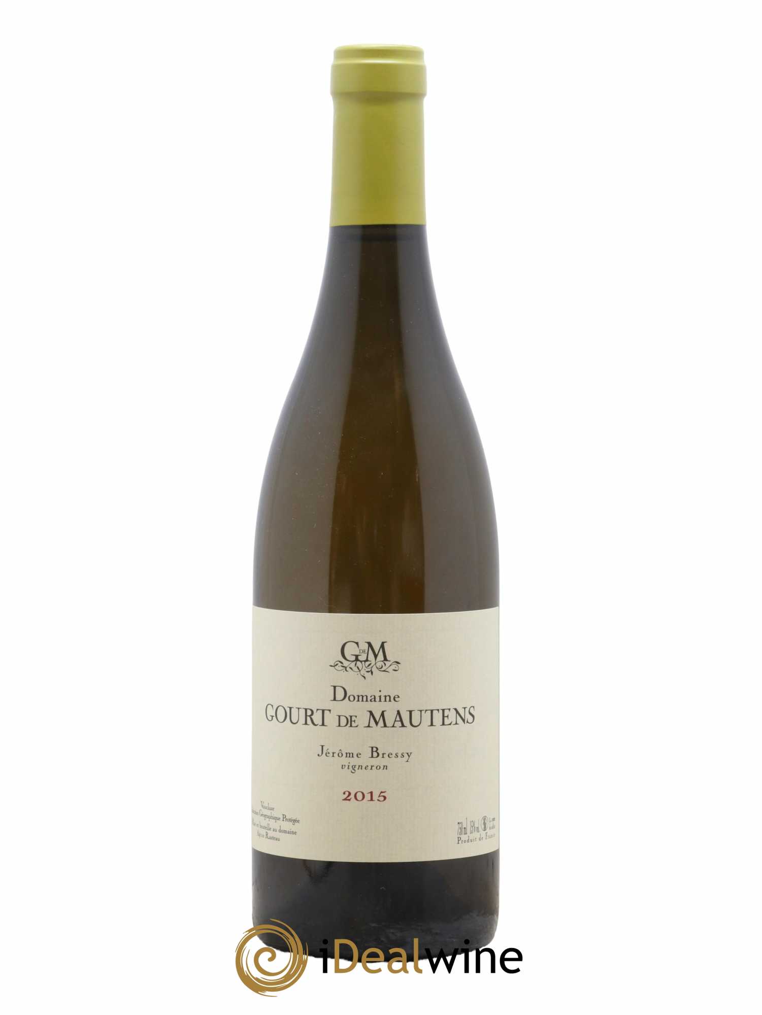 Vaucluse (Vin de Pays de Vaucluse) Domaine Gourt de Mautens - Jérôme Bressy 2015 - Lot de 1 bouteille - 0