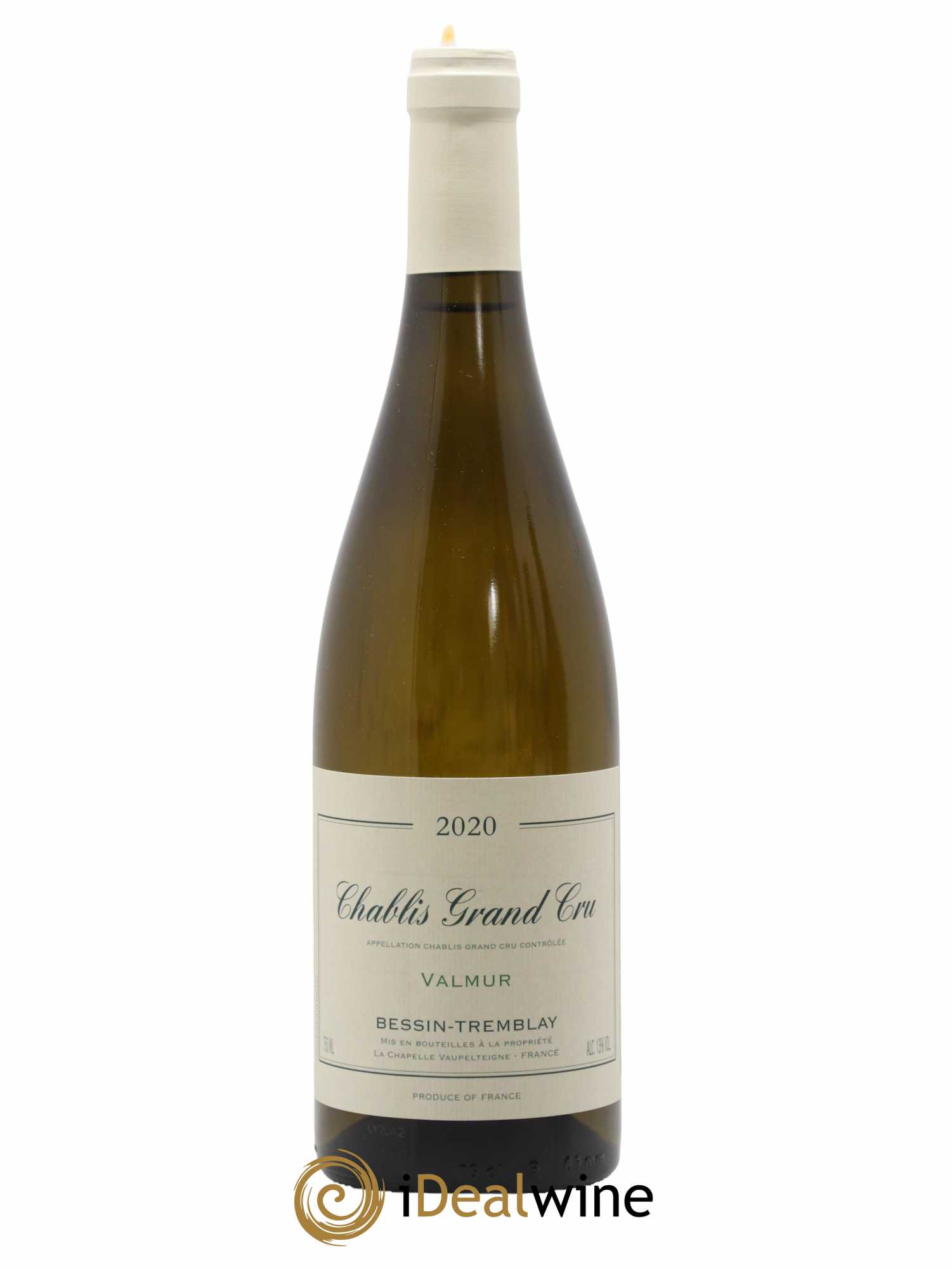 Chablis Grand Cru Valmur Jean-Claude & Romain Bessin 2020 - Lot de 1 bouteille - 0