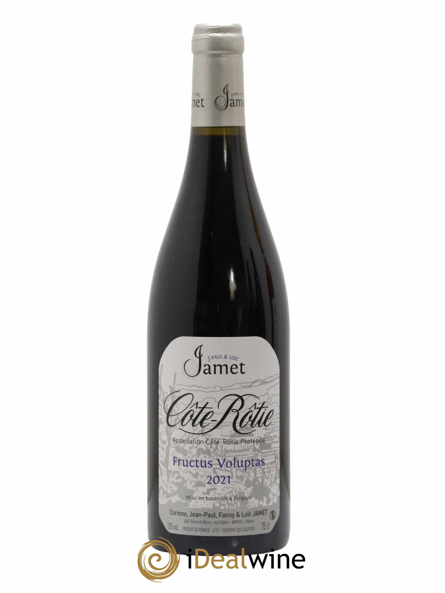 Côte-Rôtie Fructus Voluptas Jamet (Domaine) 2021 - Lot de 1 bouteille - 0