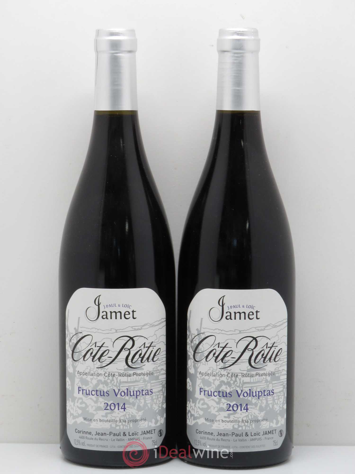 Côte-Rôtie Fructus Voluptas Jamet (Domaine) 2014 - Lot de 2 bouteilles - 0