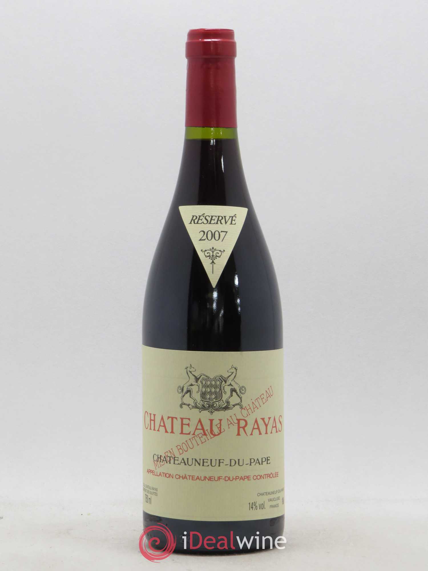 Châteauneuf-du-Pape Château Rayas Emmanuel Reynaud 2007 - Lot de 1 bouteille - 0