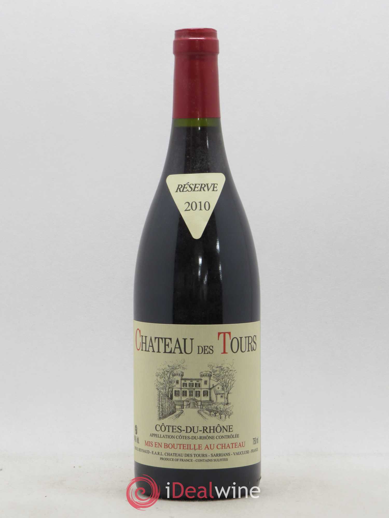 Côtes-du-Rhône Château des Tours Emmanuel Reynaud 2010 - Lot de 1 bouteille - 0