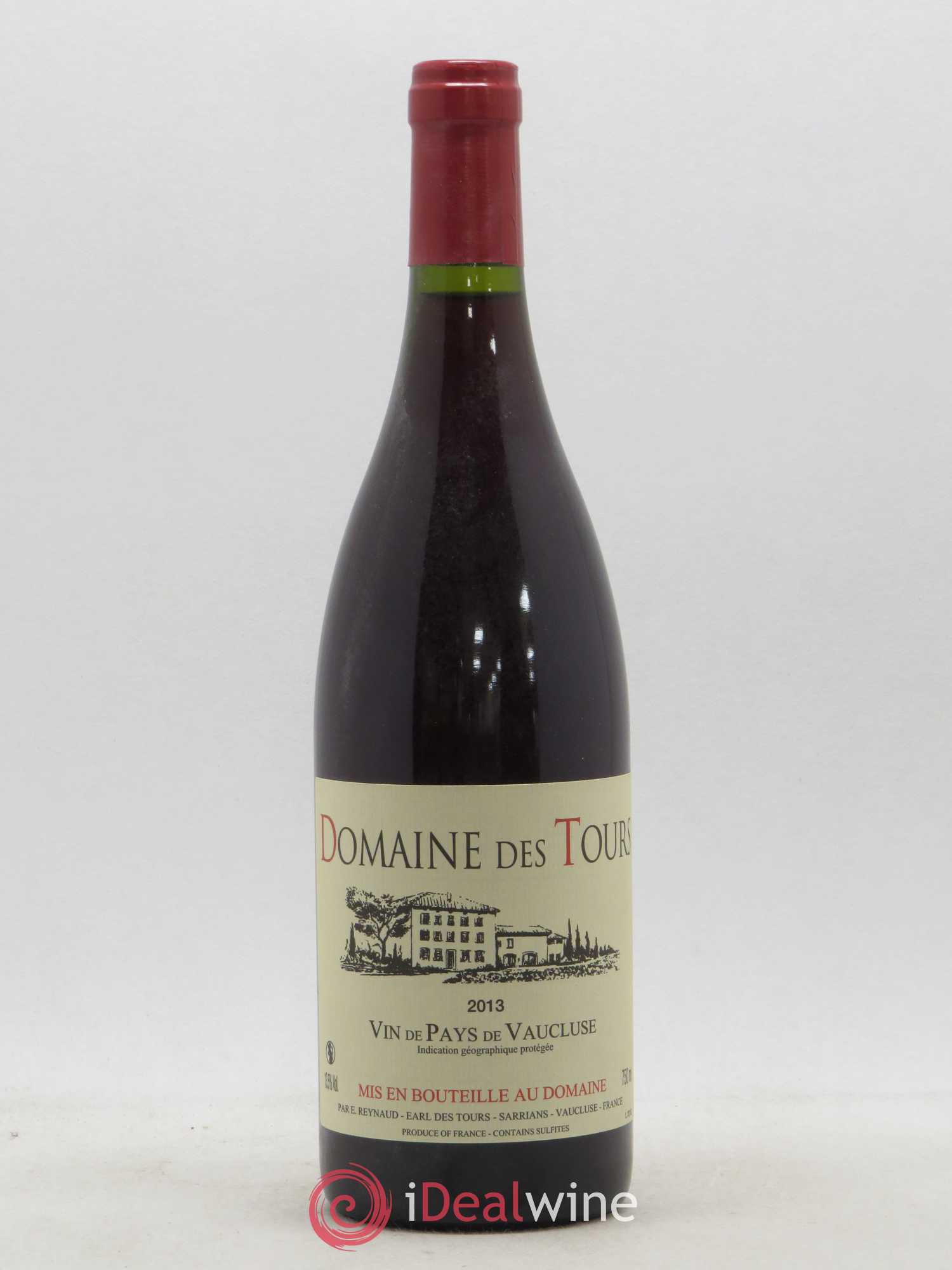 Vaucluse (Vin de Pays de Vaucluse) Domaine des Tours Emmanuel Reynaud 2013 - Lot de 1 bouteille - 0