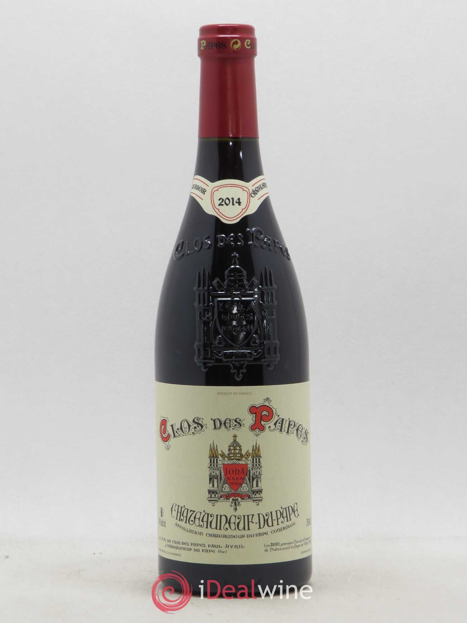 Châteauneuf-du-Pape Clos des Papes - Paul Avril 2014 - Lot de 1 bouteille - 0