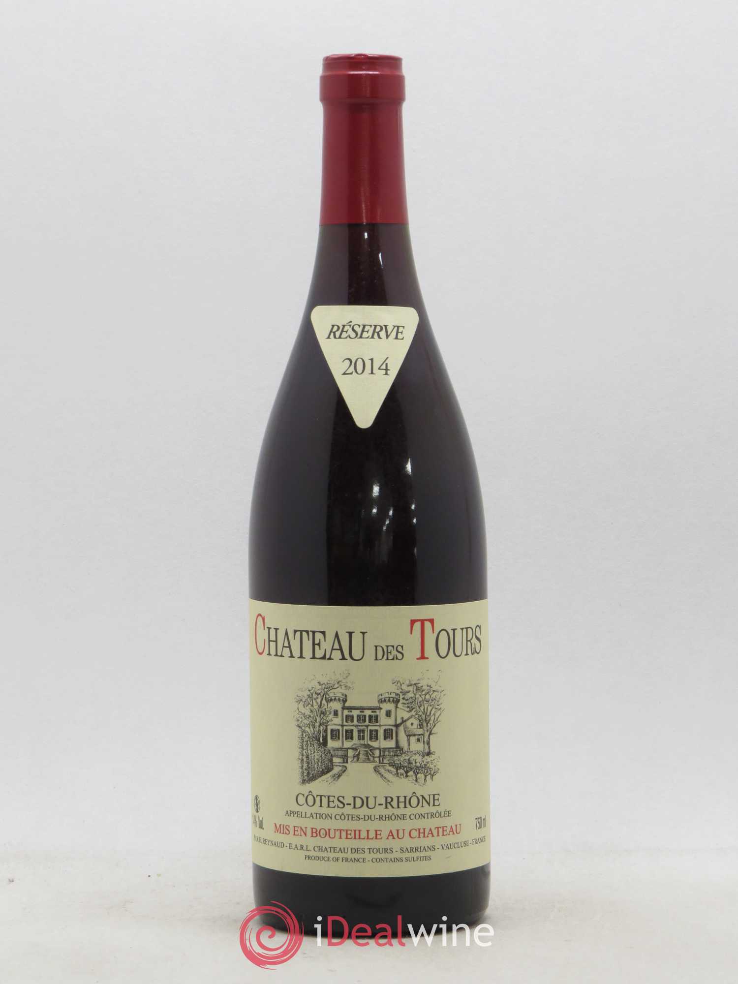 Côtes-du-Rhône Château des Tours Emmanuel Reynaud 2014 - Lot de 1 bouteille - 0
