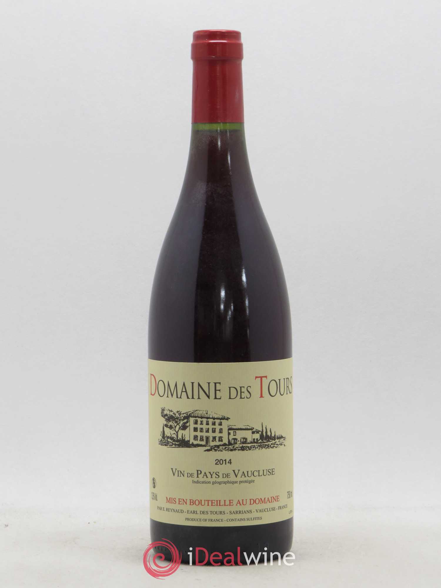 Vaucluse (Vin de Pays de Vaucluse) Domaine des Tours Emmanuel Reynaud 2014 - Lot de 1 bouteille - 0