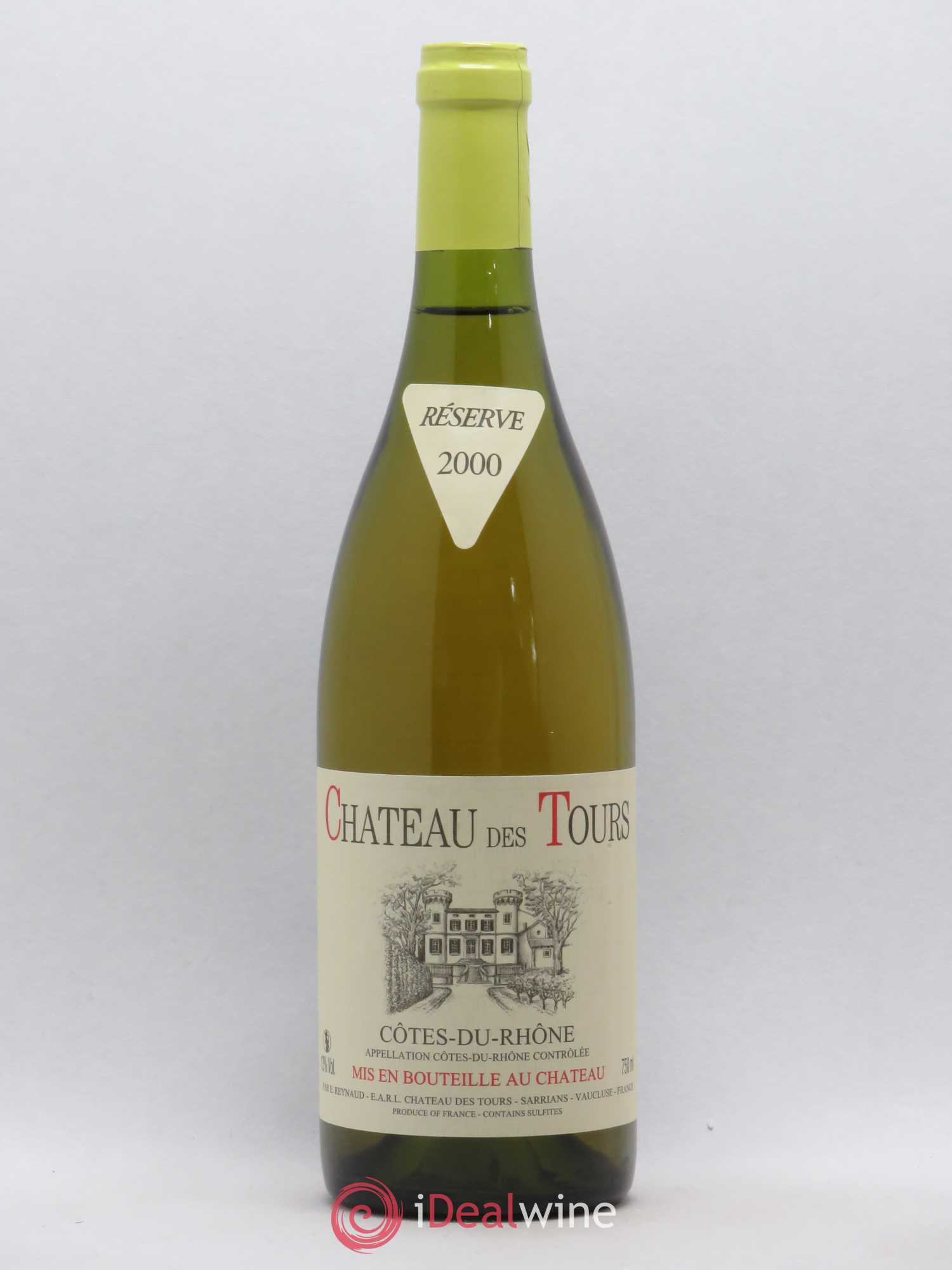 Côtes-du-Rhône Château des Tours Emmanuel Reynaud 2000 - Lot de 1 bouteille - 0