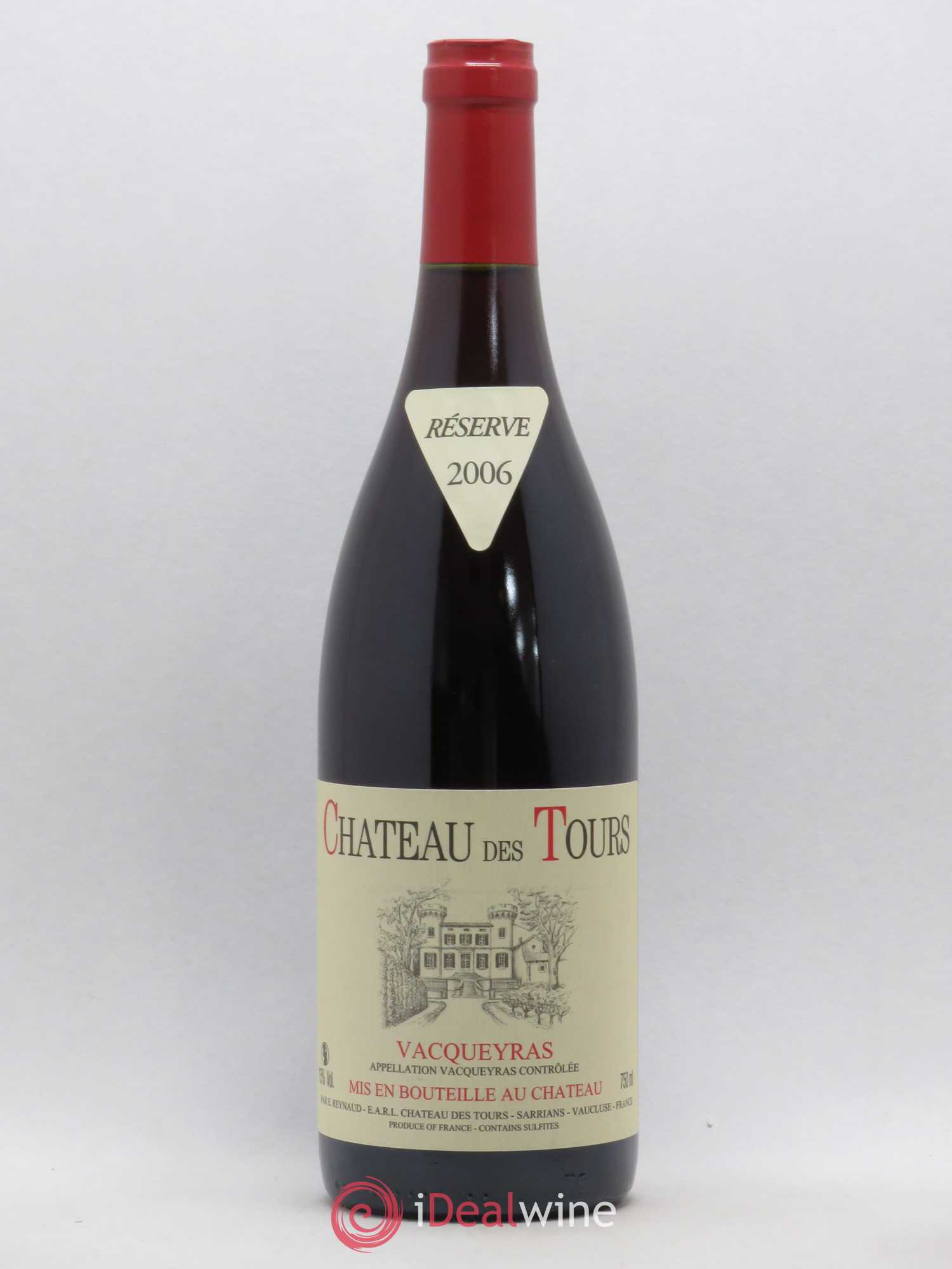 Vacqueyras Château des Tours Emmanuel Reynaud 2006 - Lot de 1 bouteille - 0