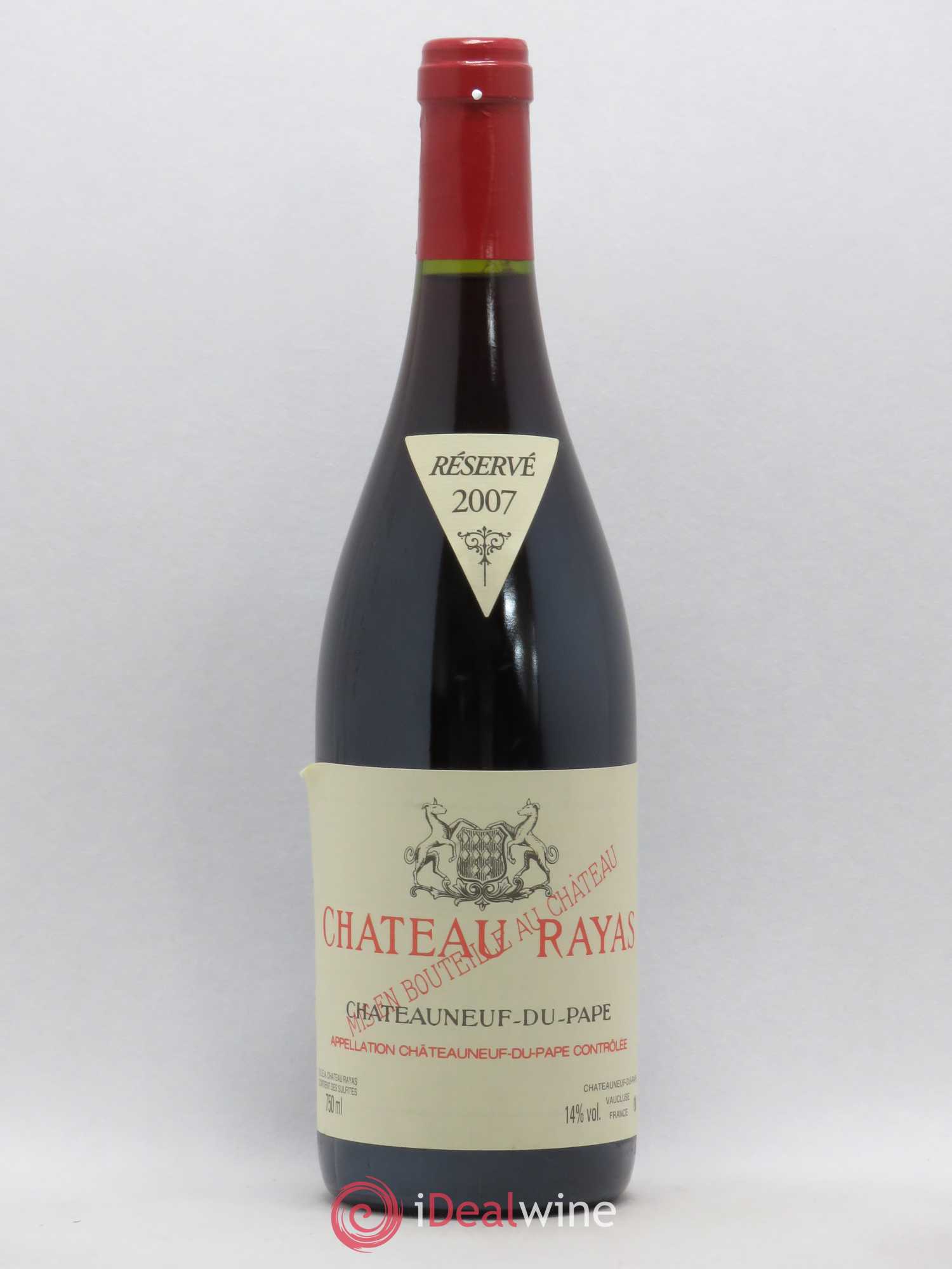 Châteauneuf-du-Pape Château Rayas Emmanuel Reynaud 2007 - Lot de 1 bouteille - 0