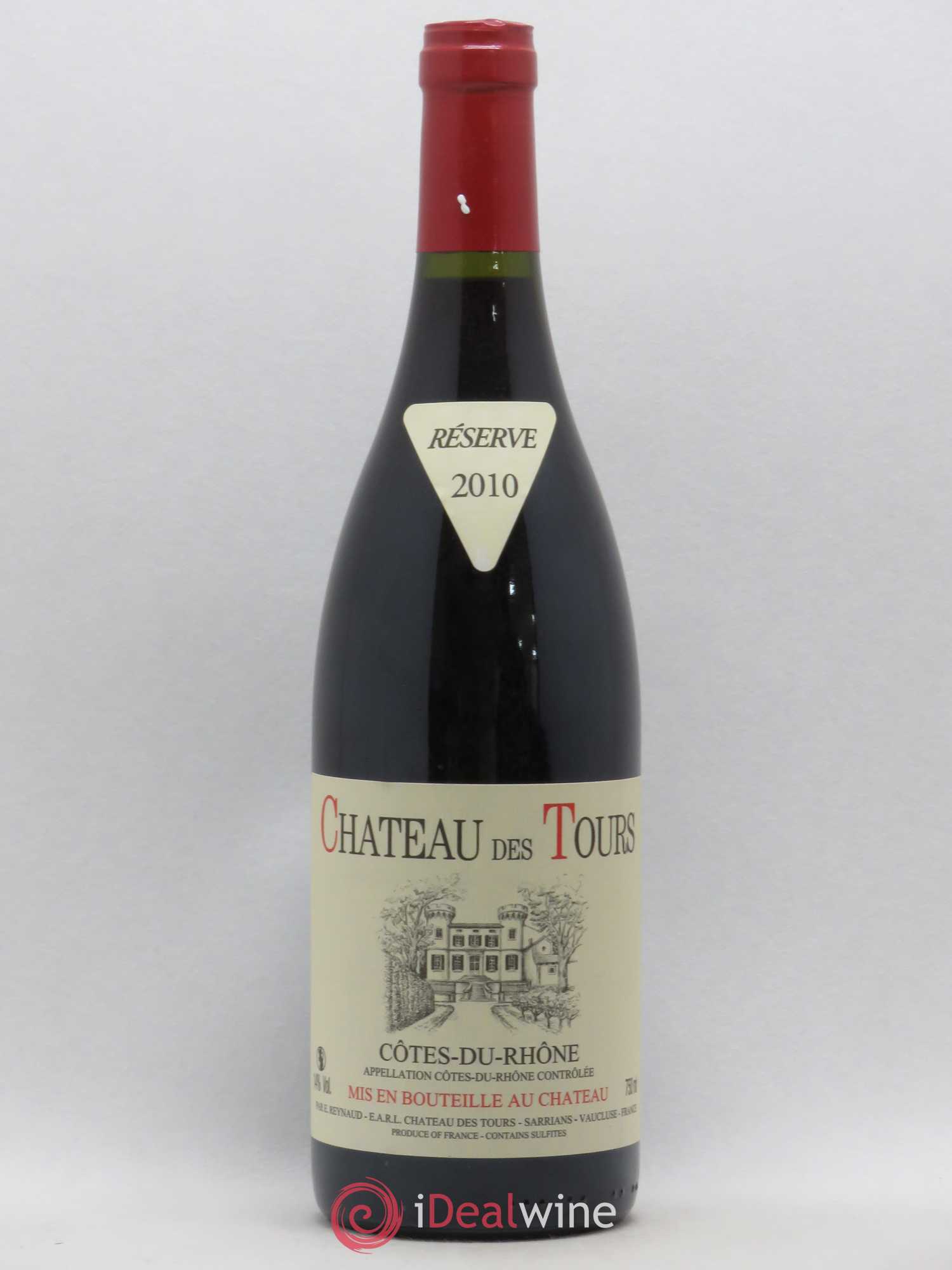 Côtes-du-Rhône Château des Tours Emmanuel Reynaud 2010 - Lot de 1 bouteille - 0