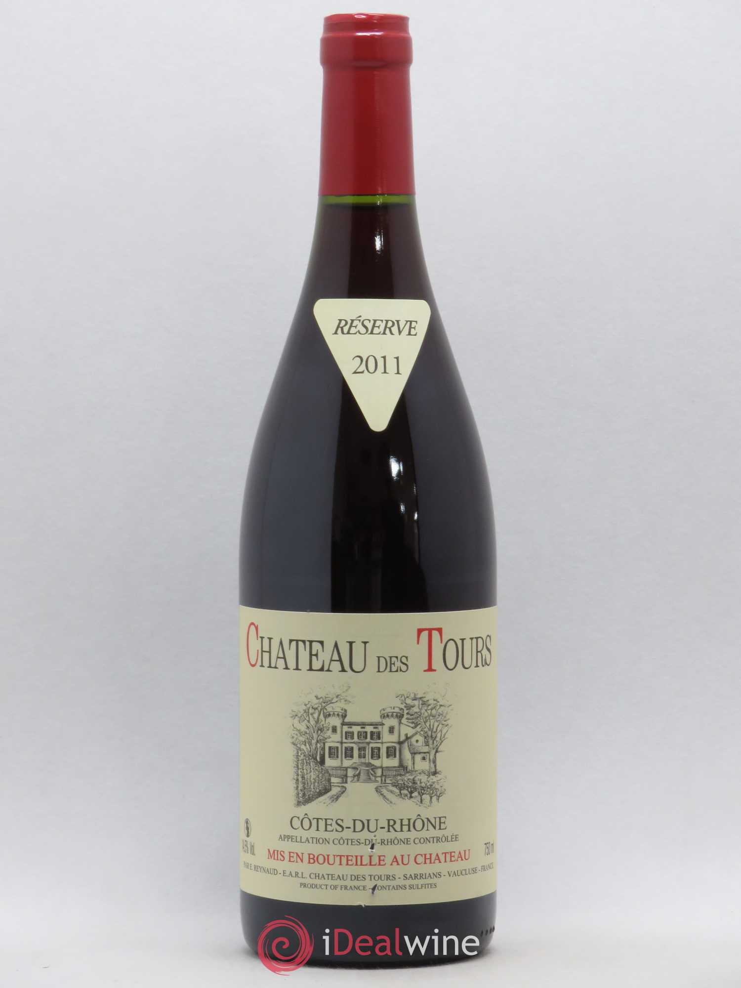 Côtes-du-Rhône Château des Tours Emmanuel Reynaud 2011 - Lot de 1 bouteille - 0