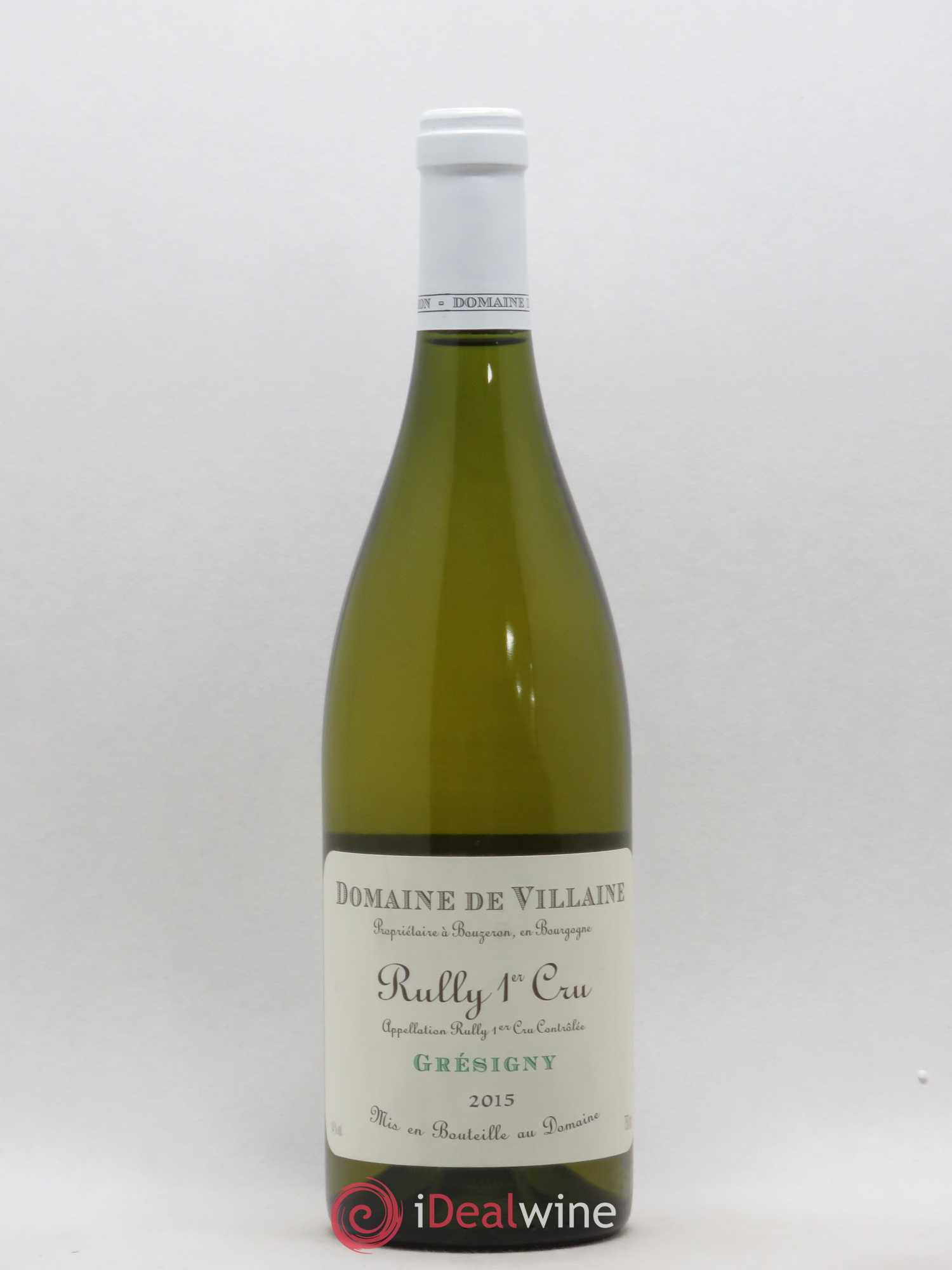 Rully 1er Cru Grésigny Domaine de Villaine 2015 - Lot de 1 bouteille - 0