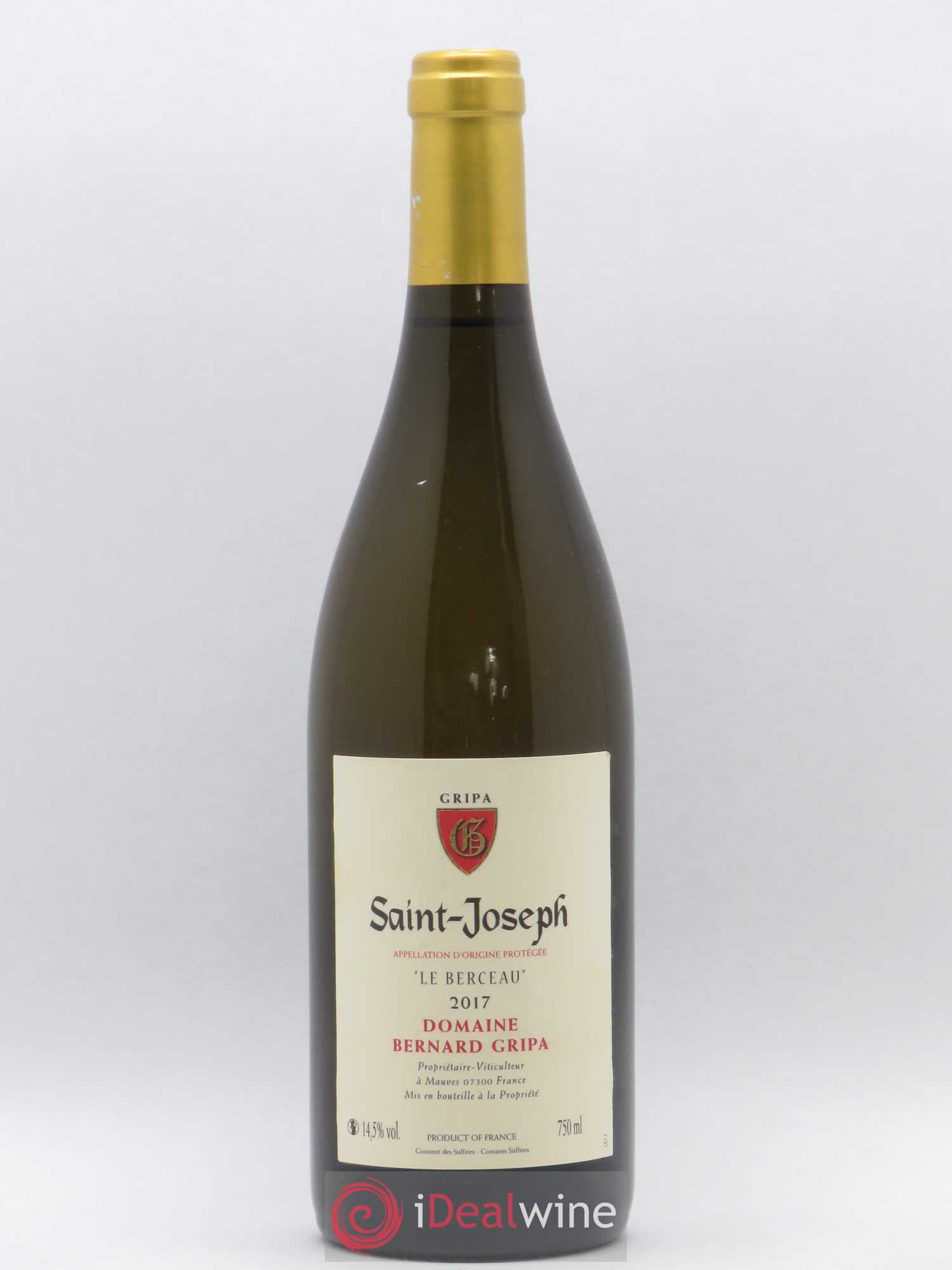 Saint-Joseph Le Berceau Bernard Gripa (Domaine) 2017 - Lot de 1 bouteille - 0