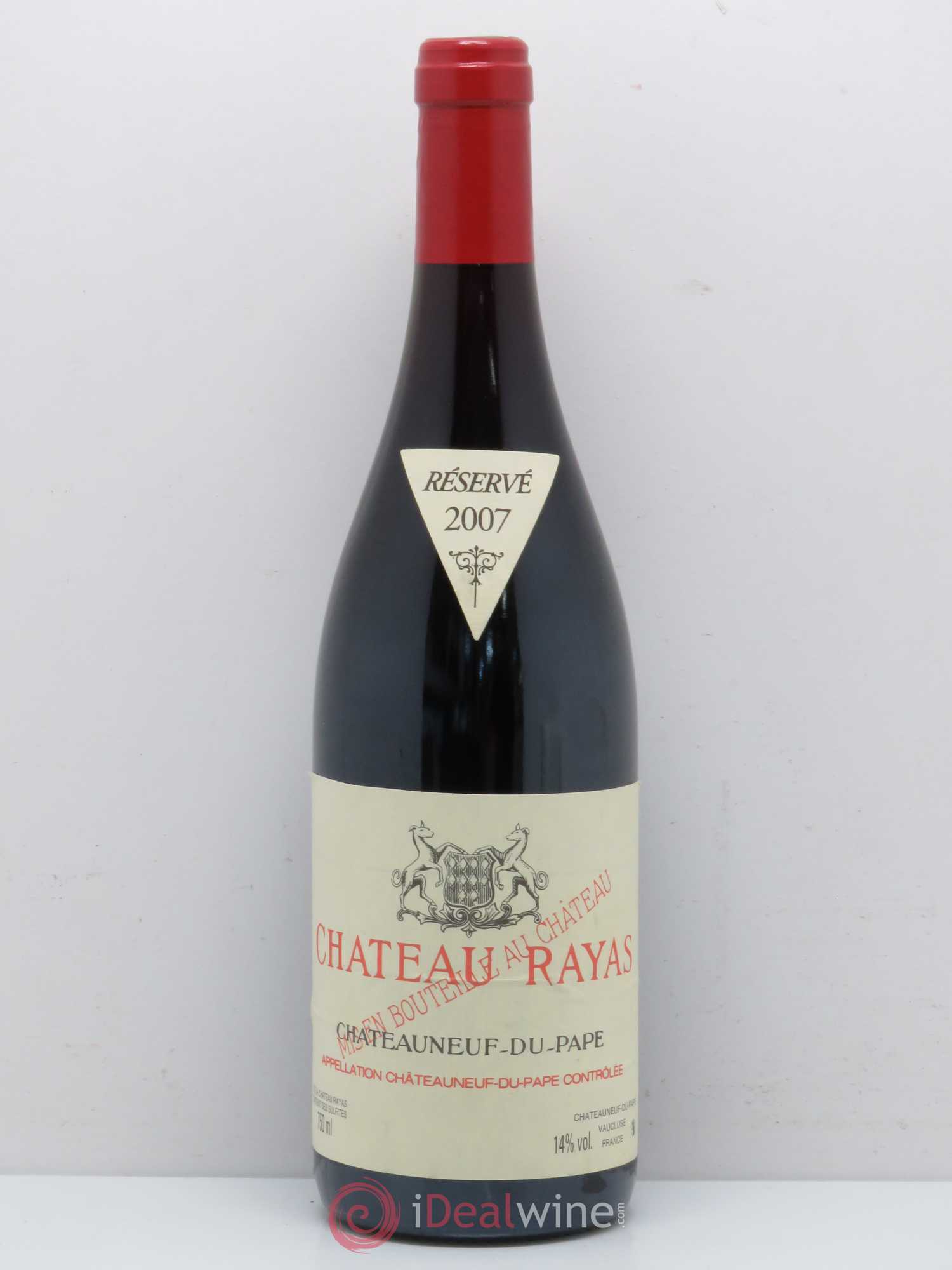 Châteauneuf-du-Pape Château Rayas Emmanuel Reynaud 2007 - Lot de 1 bouteille - 0