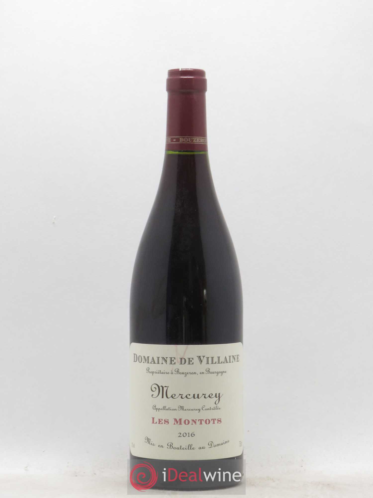 Mercurey Les Montots Domaine de Villaine 2016 - Lot de 1 bouteille - 0
