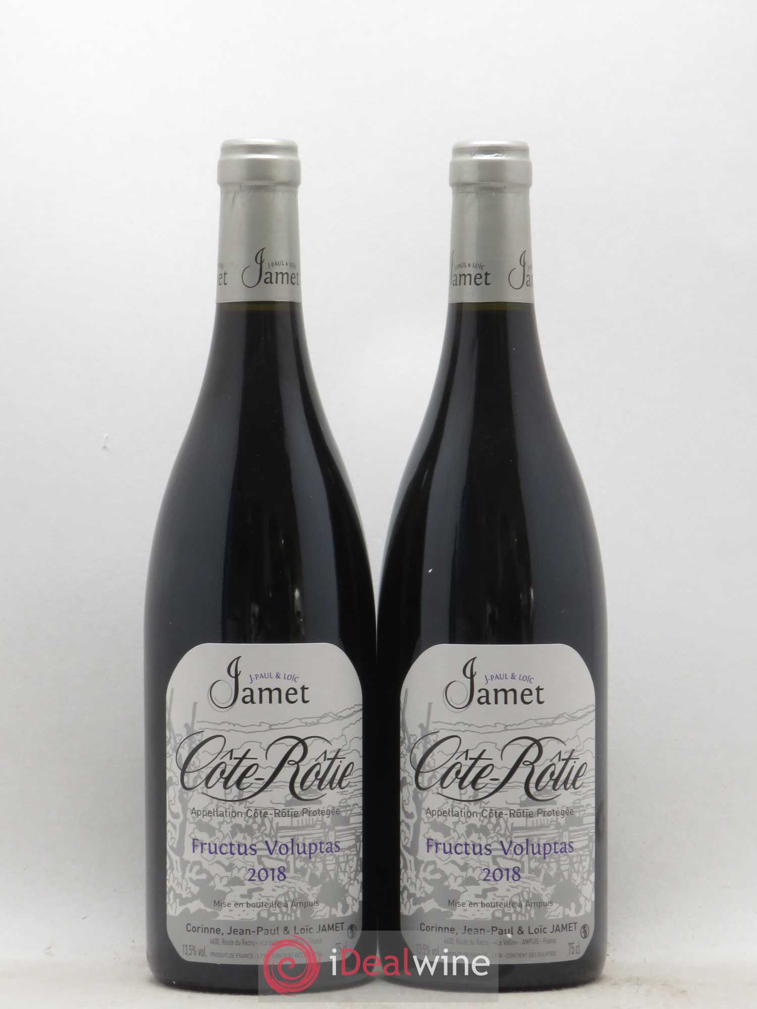 Côte-Rôtie Fructus Voluptas Jamet (Domaine) 2018 - Lot de 2 bouteilles - 0