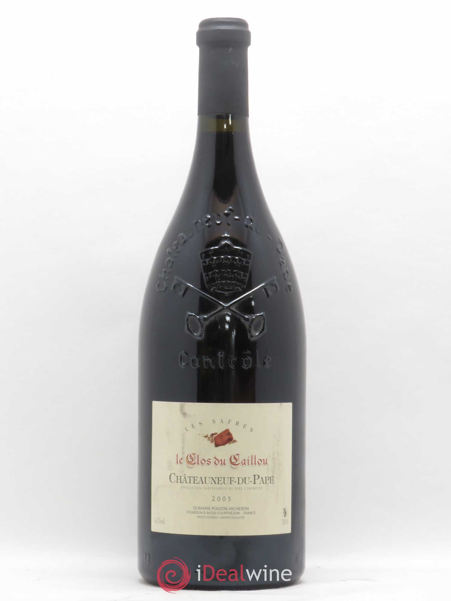 Châteauneuf-du-Pape Le Clos du Caillou Les Safres Sylvie Vacheron 2005 - Lot de 1 magnum - 0