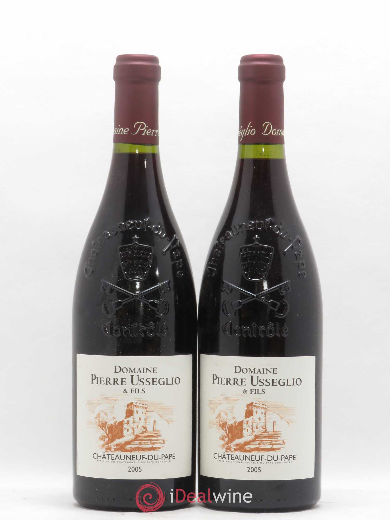 Châteauneuf-du-Pape Tradition Pierre Usseglio & Fils 2005 - Lot de 2 bouteilles - 0