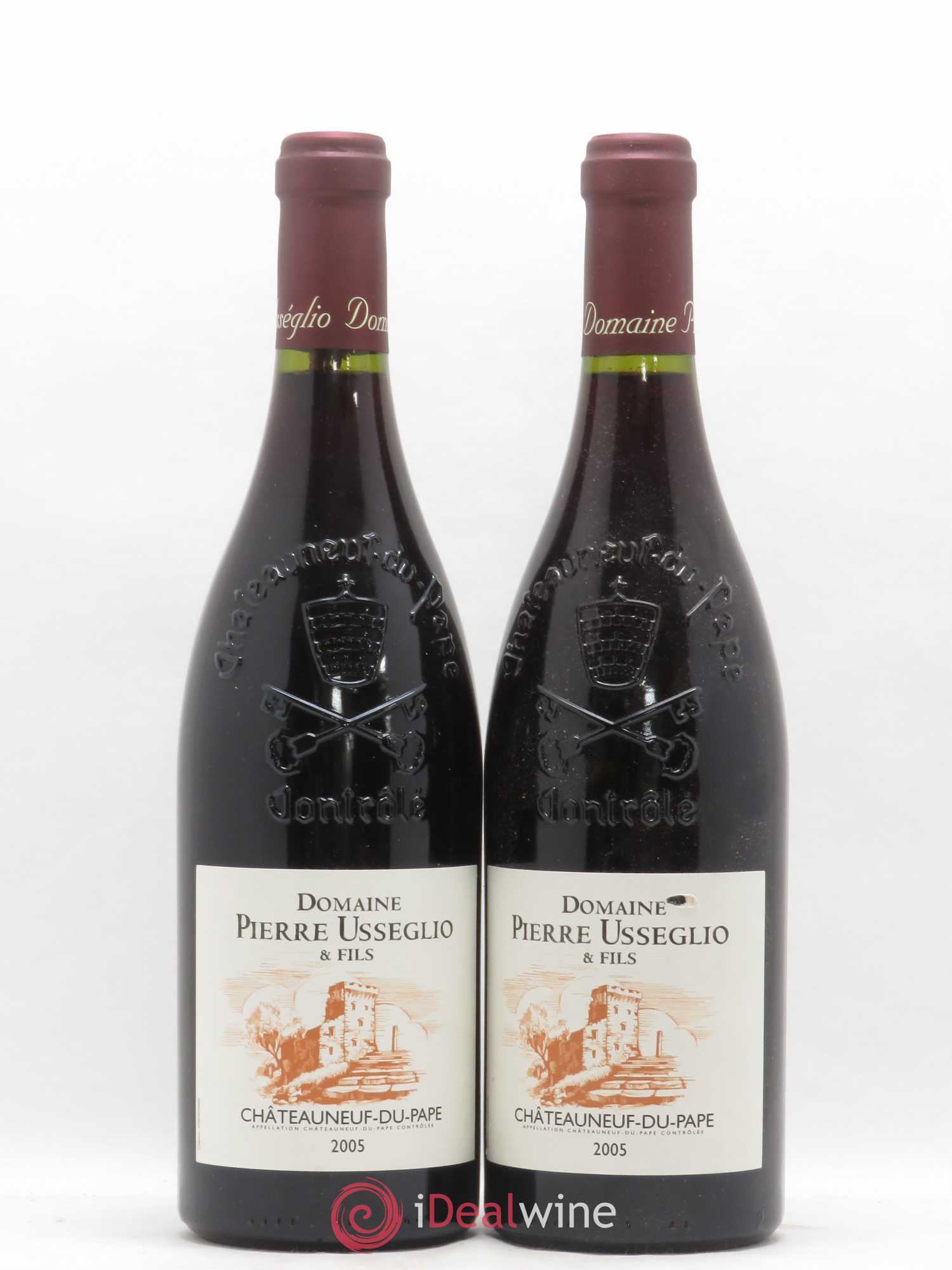 Châteauneuf-du-Pape Tradition Pierre Usseglio & Fils 2005 - Lot de 2 bouteilles - 0