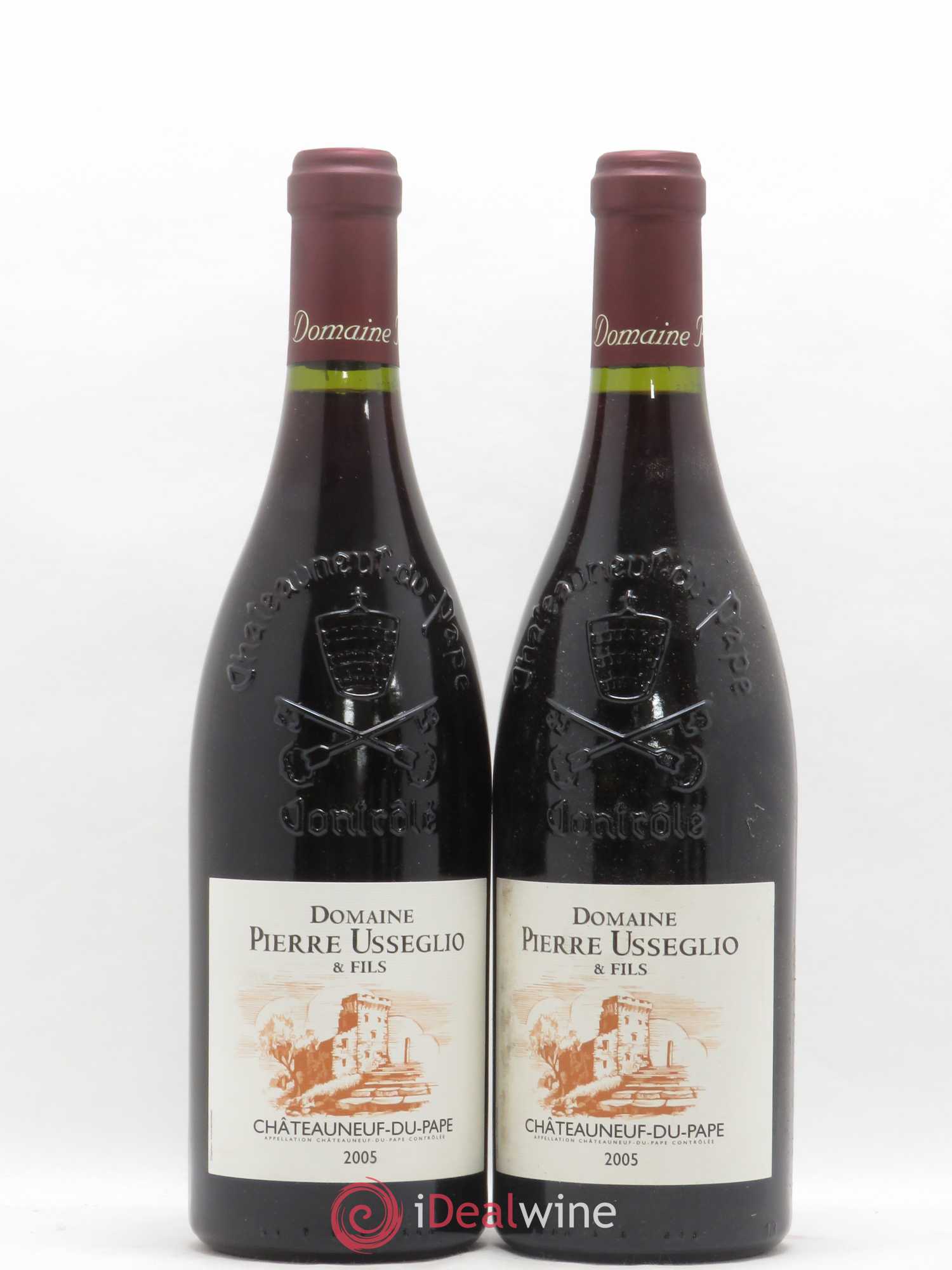 Châteauneuf-du-Pape Tradition Pierre Usseglio & Fils 2005 - Lot de 2 bouteilles - 0