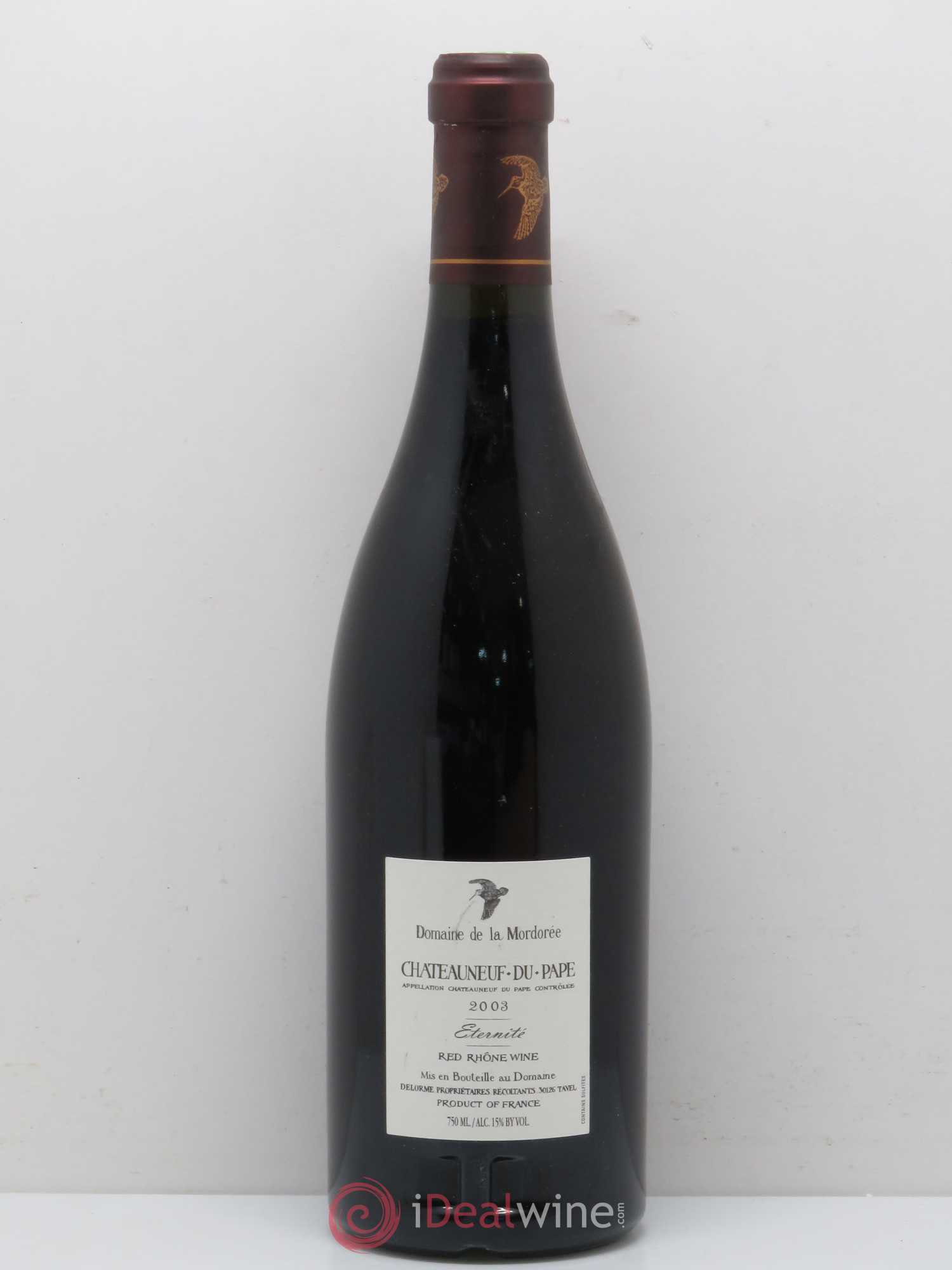 Châteauneuf-du-Pape La Plume du Peintre La Mordorée (Domaine de) 2003 - Lotto di 1 bottiglia - 1