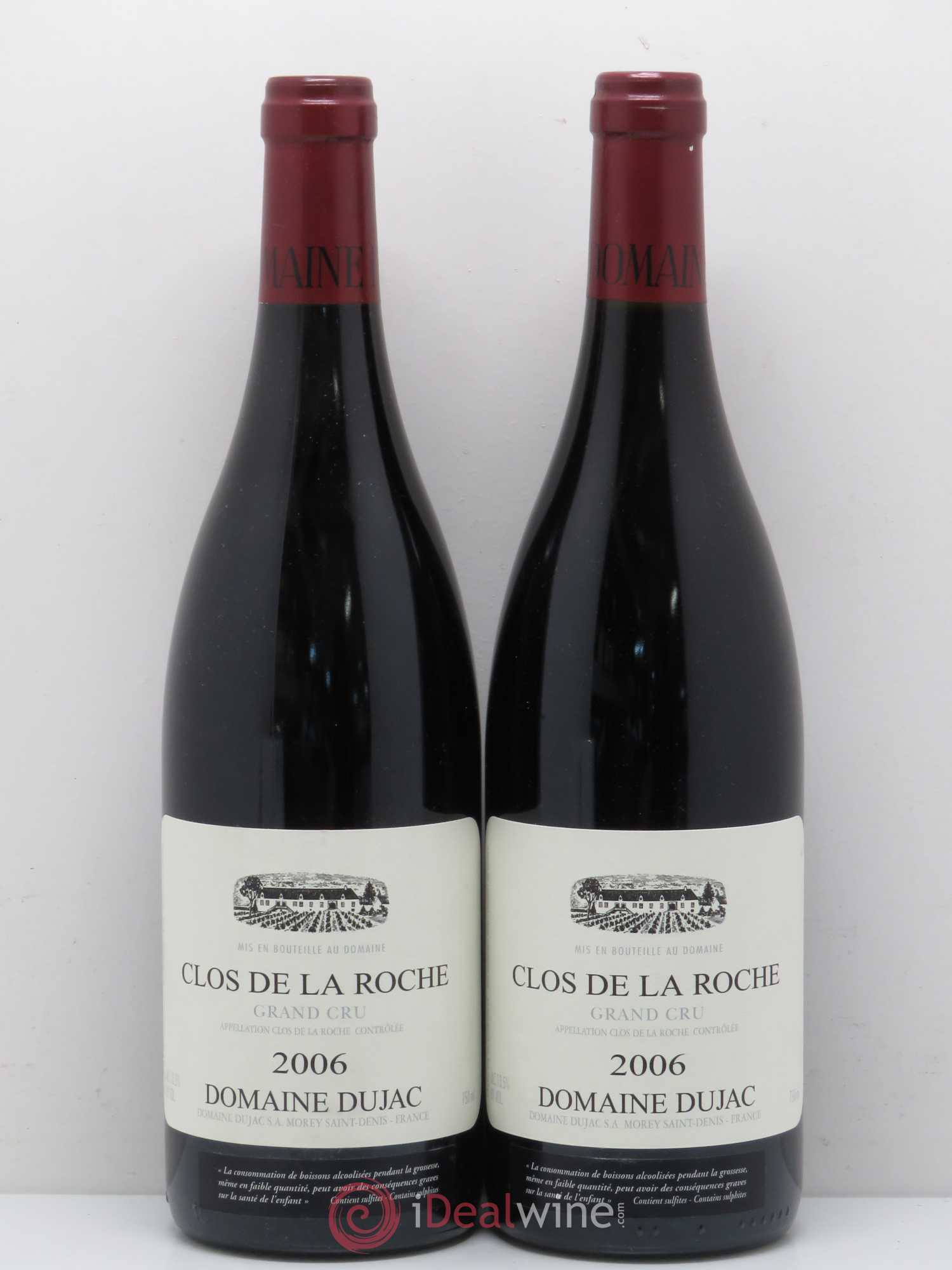 Clos de la Roche Grand Cru Dujac (Domaine) 2006 - Lot de 2 bouteilles - 0