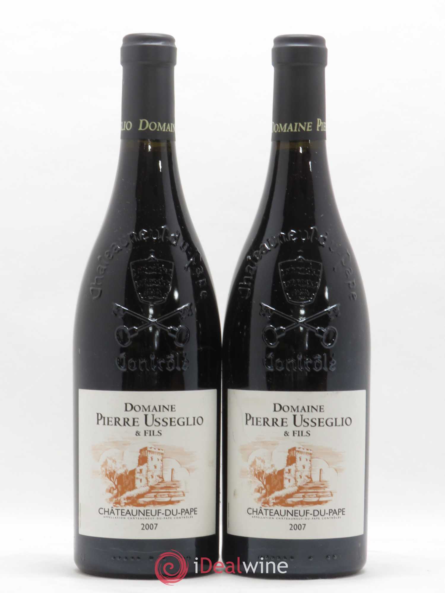 Châteauneuf-du-Pape Tradition Pierre Usseglio & Fils 2007 - Lot de 2 bouteilles - 0