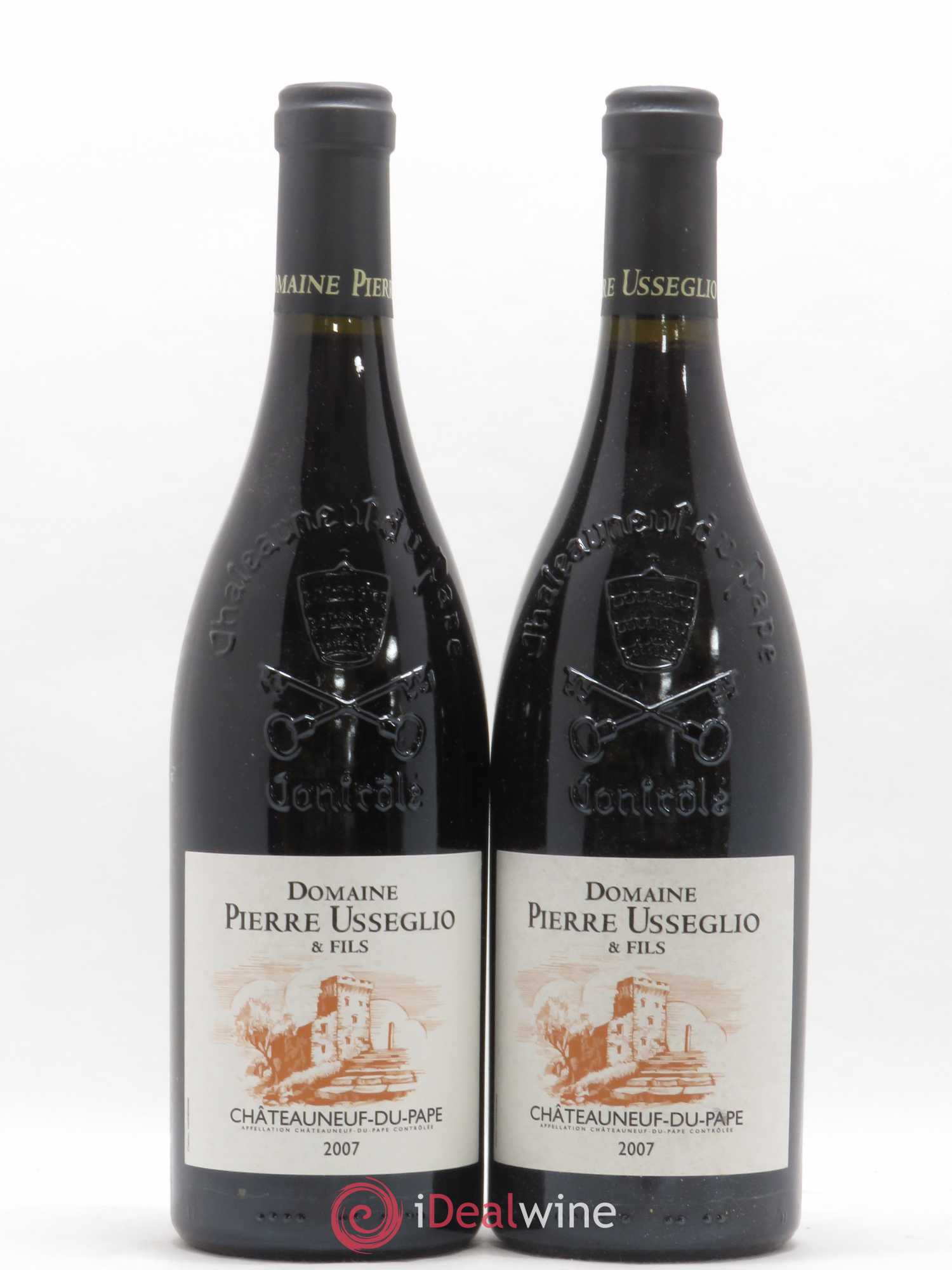 Châteauneuf-du-Pape Tradition Pierre Usseglio & Fils 2007 - Lot de 2 bouteilles - 0