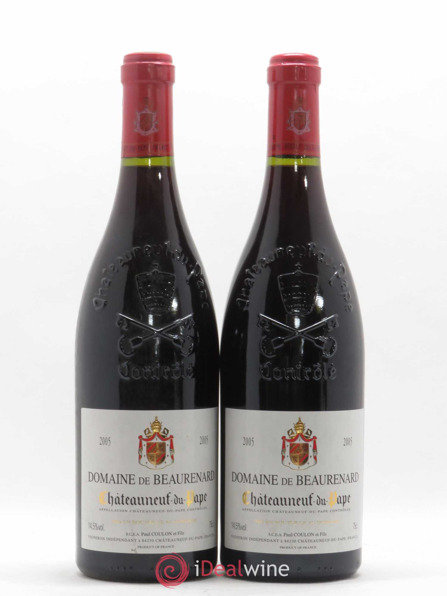 Châteauneuf-du-Pape Beaurenard (Domaine de) 2005 - Lot de 2 bouteilles - 0