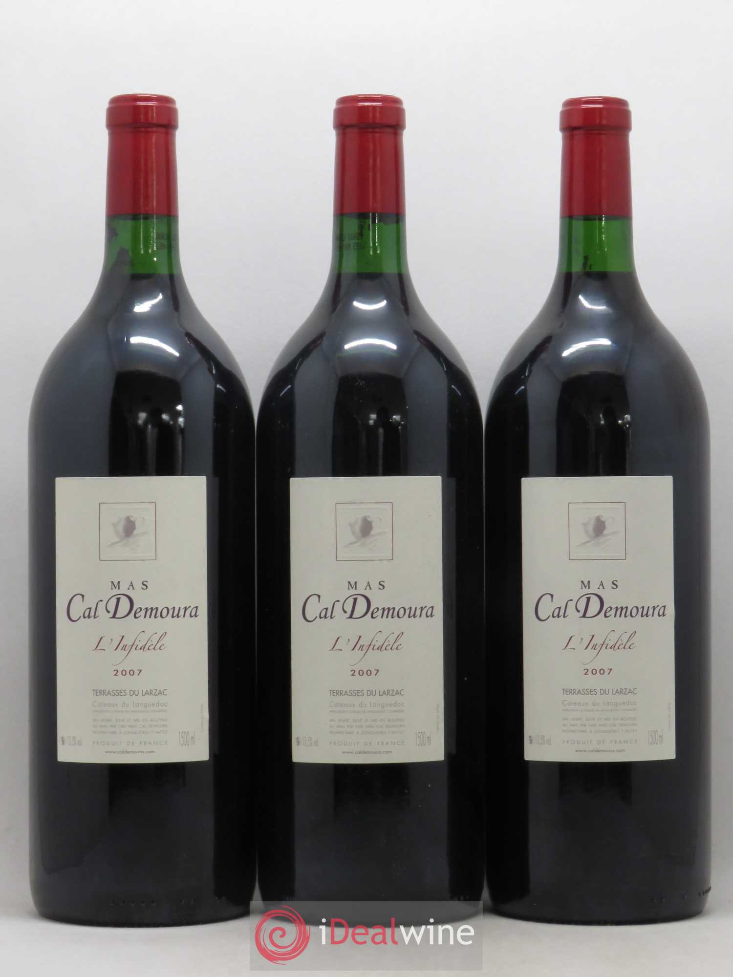 Terrasses du Larzac L'Infidèle Mas Cal Demoura 2007 - Lot de 3 magnums - 0