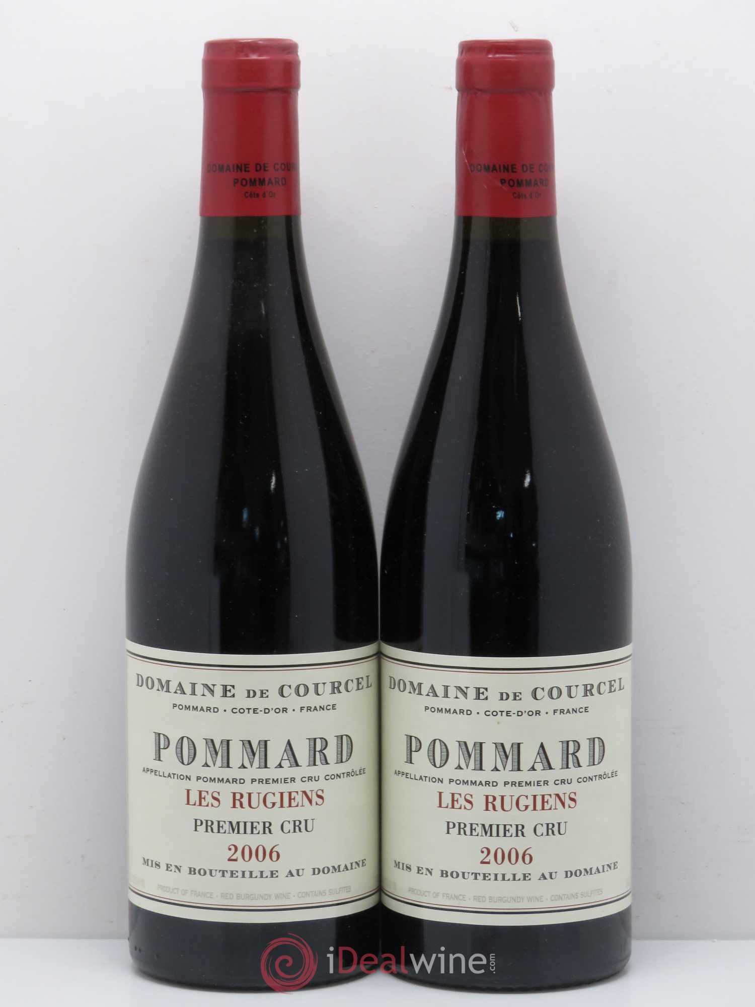 Pommard 1er Cru Les Rugiens de Courcel (Domaine) 2006 - Lot de 2 bouteilles - 0