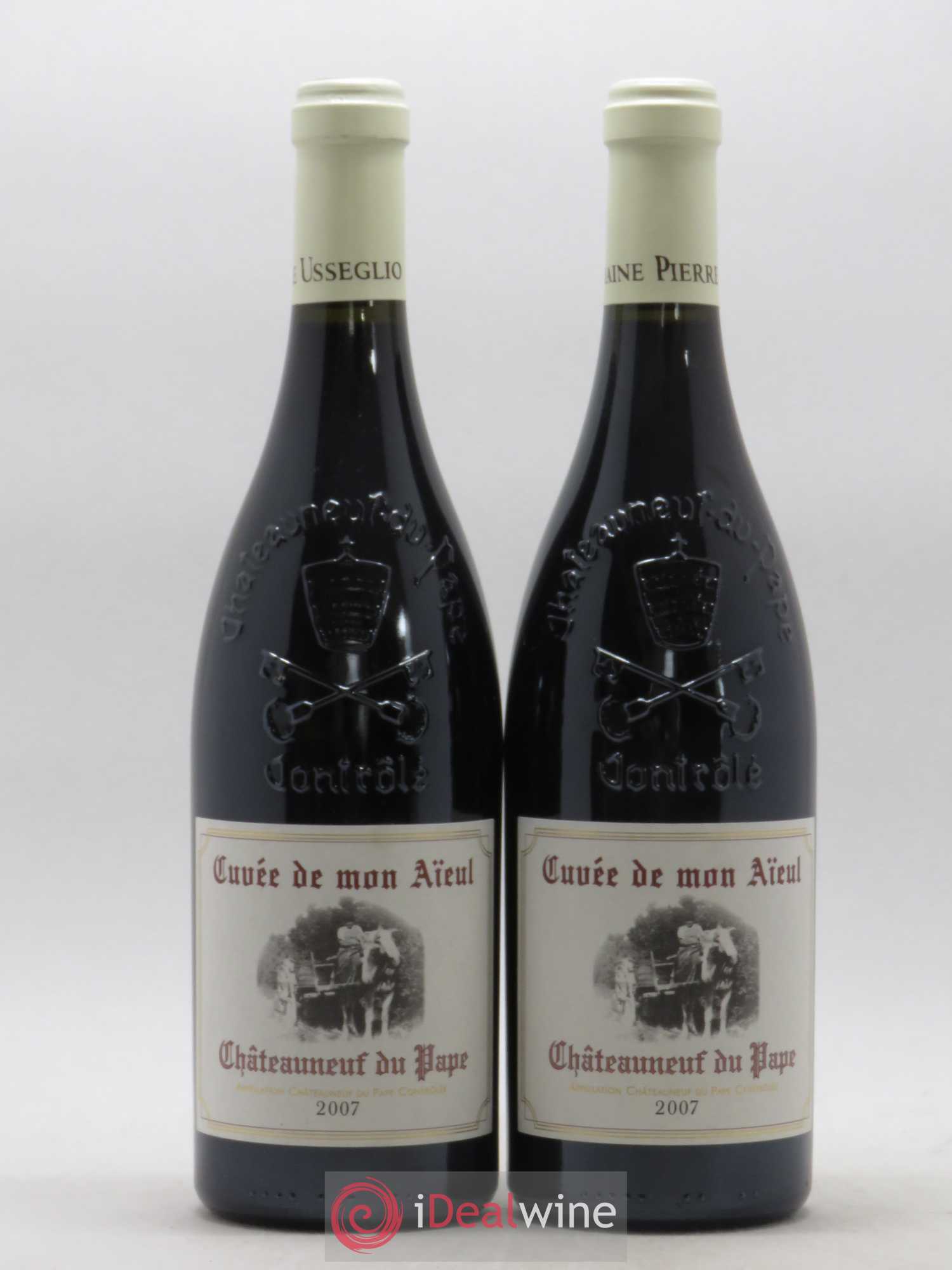 Châteauneuf-du-Pape Cuvée de mon Aïeul Pierre Usseglio & Fils 2007 - Lot de 2 bouteilles - 0