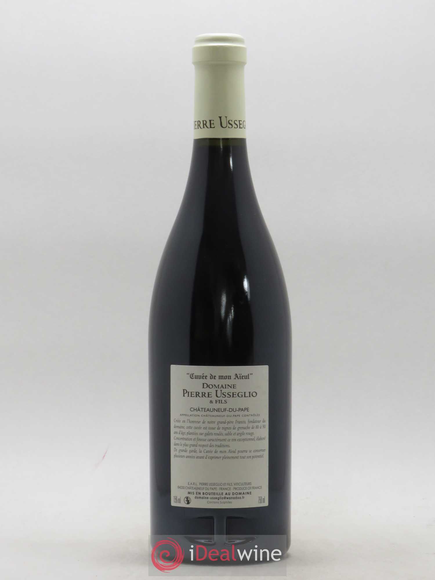 Châteauneuf-du-Pape Cuvée de mon Aïeul Pierre Usseglio & Fils 2007 - Lot de 1 bouteille - 1