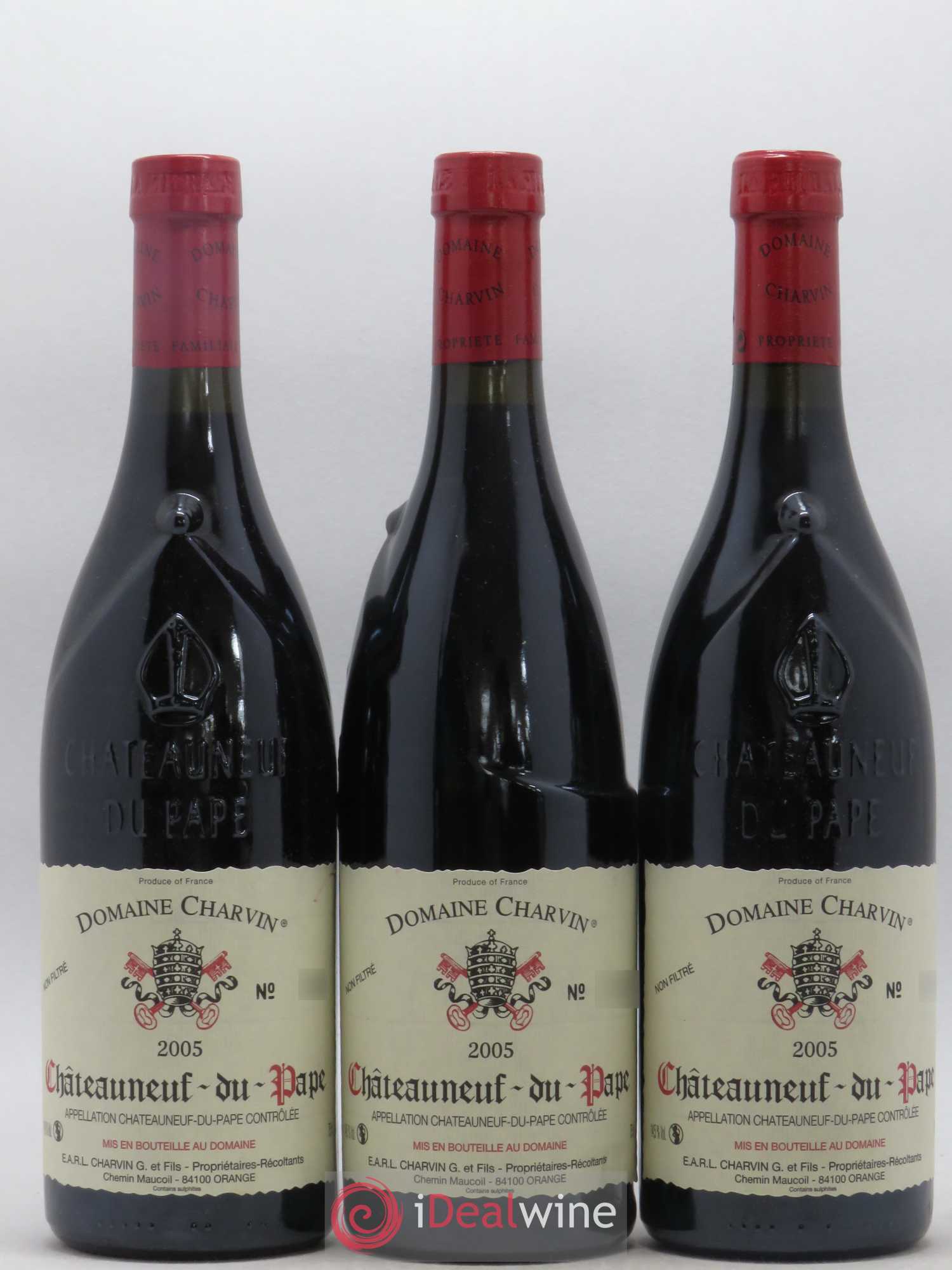 Châteauneuf-du-Pape Charvin (Domaine) 2005 - Lot de 3 bouteilles - 0