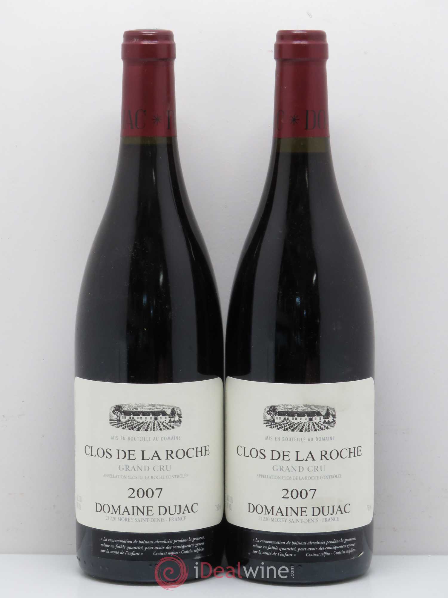 Clos de la Roche Grand Cru Dujac (Domaine) 2007 - Lot de 2 bouteilles - 0