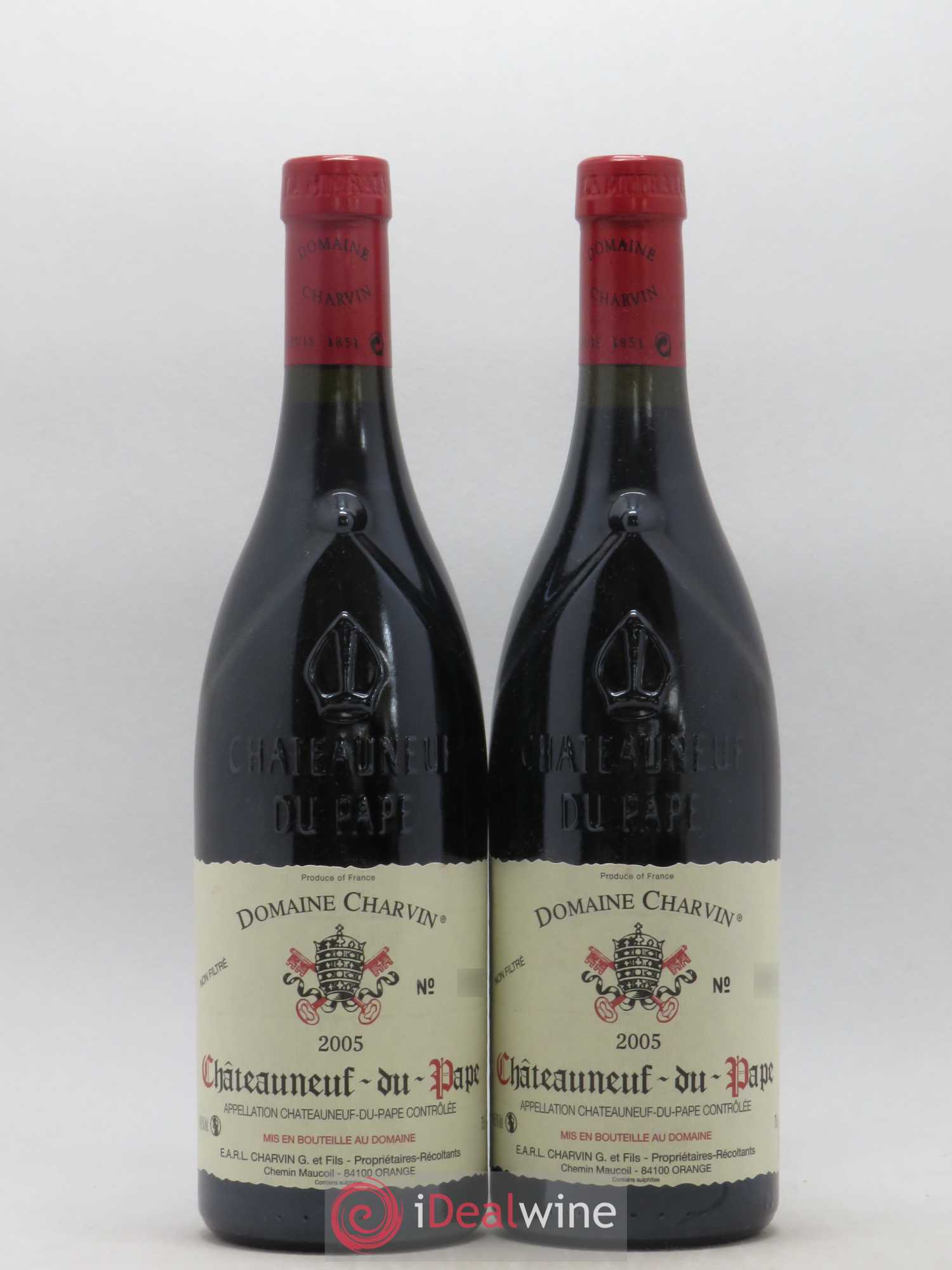 Châteauneuf-du-Pape Charvin (Domaine) 2005 - Lot de 2 bouteilles - 0