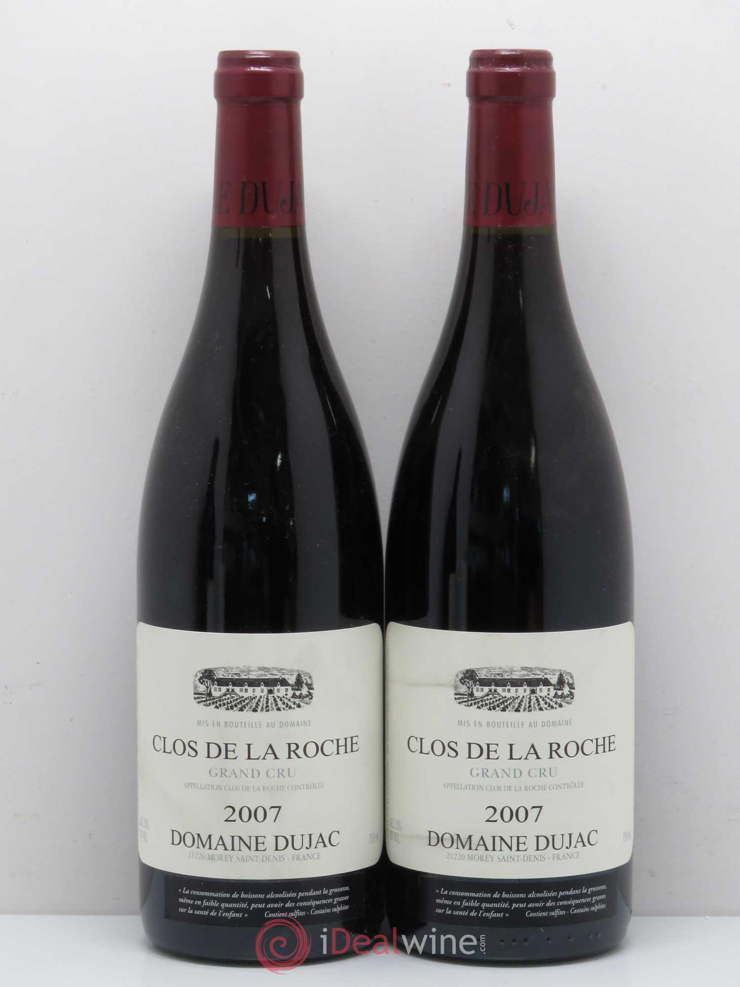 Clos de la Roche Grand Cru Dujac (Domaine) 2007 - Lot de 2 bouteilles - 0